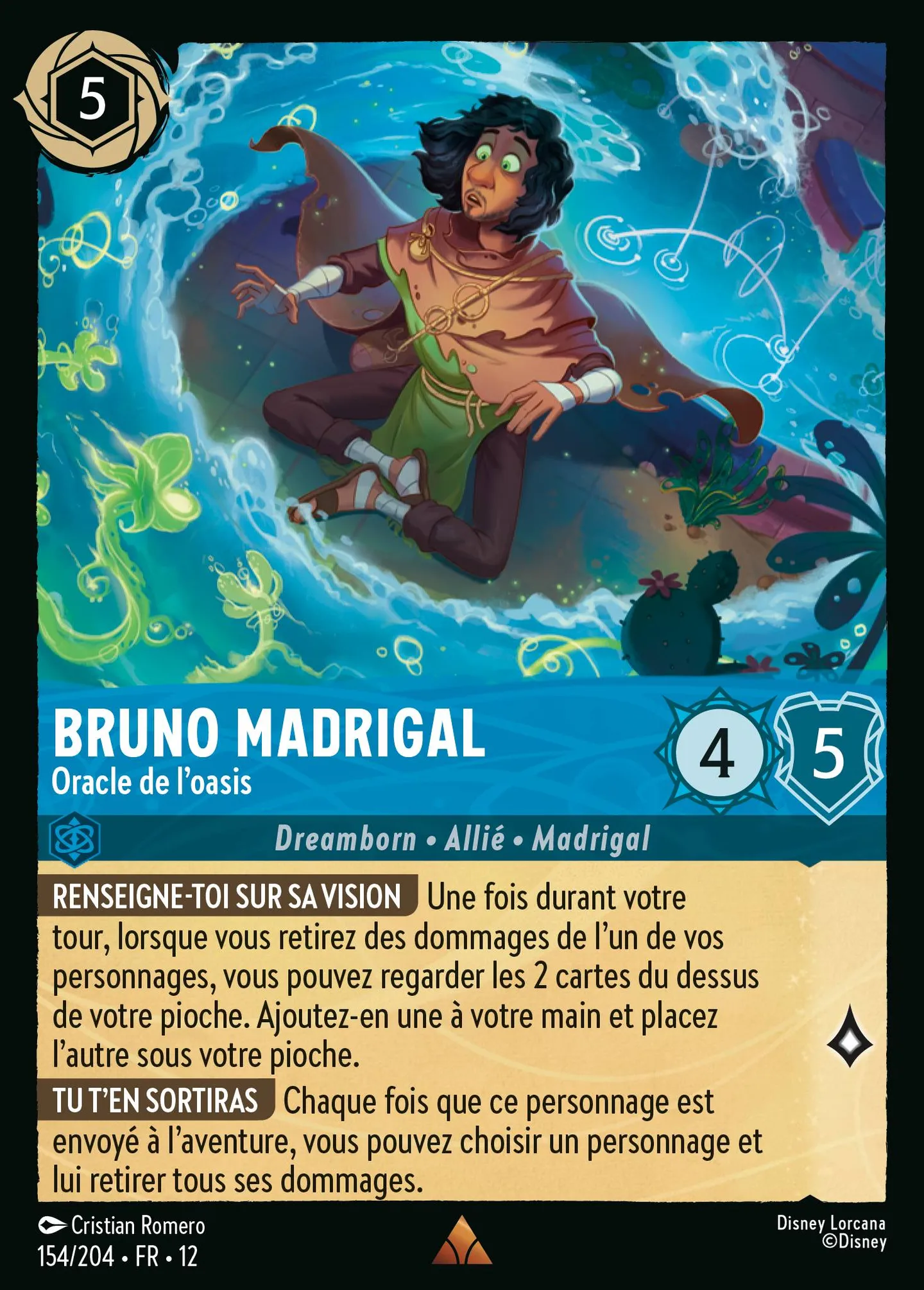 Bruno Madrigal - Oracle de l'oasis — Wilds Unknown — Lorcana