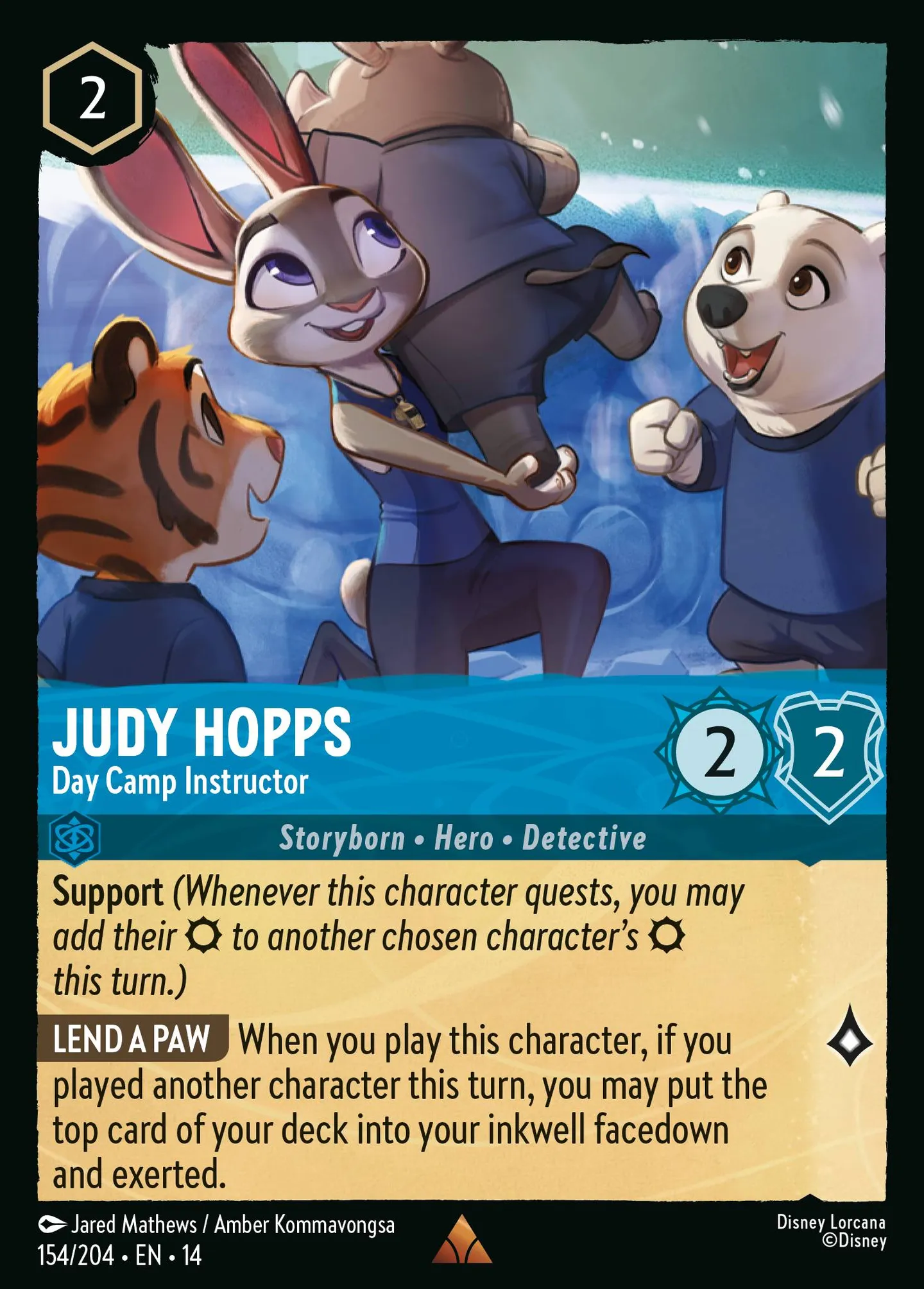Judy Hopps - Day Camp Instructor — Hyperia City — Lorcana