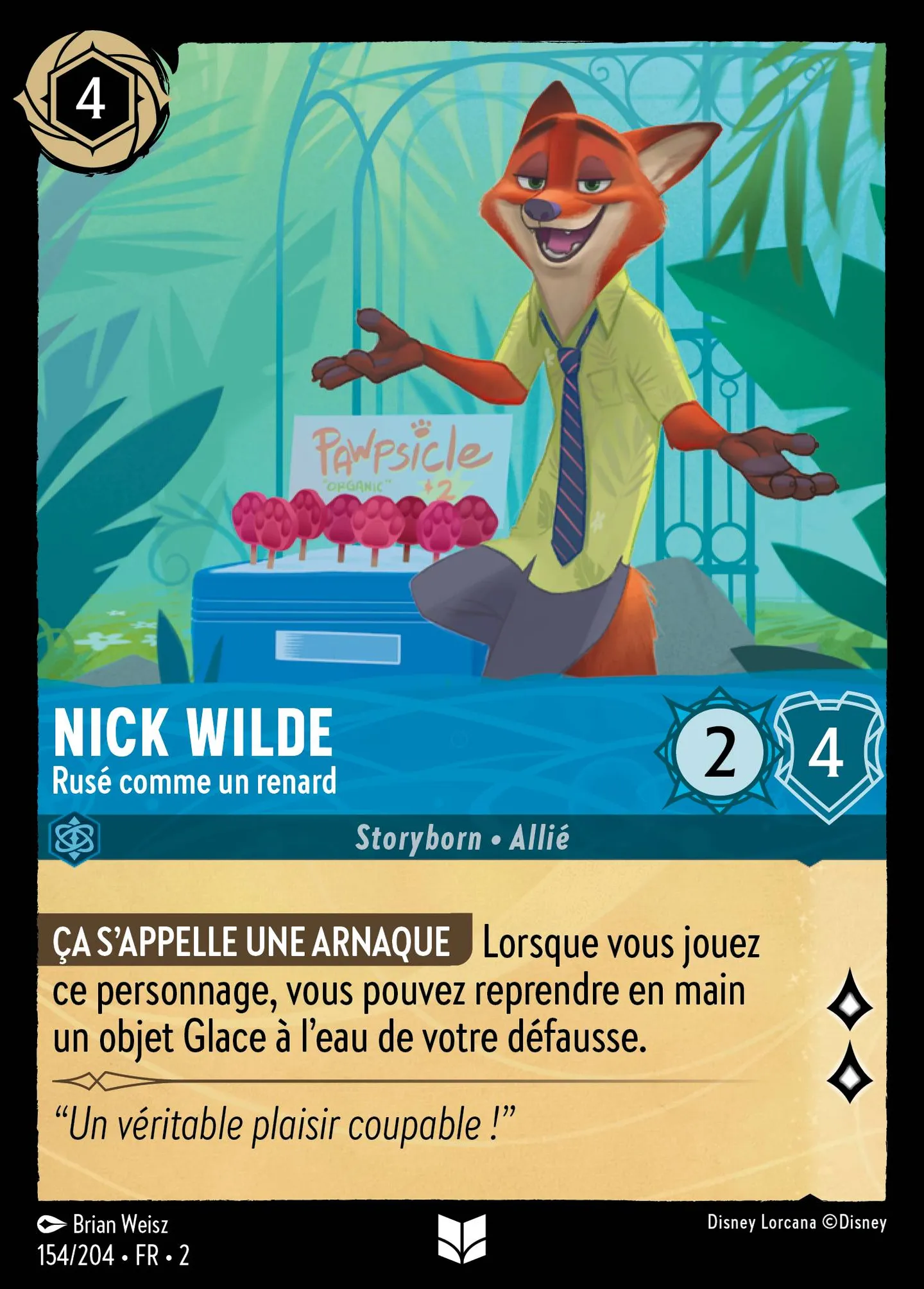 Nick Wilde - Rusé comme un renard — Rise of the Floodborn — Lorcana