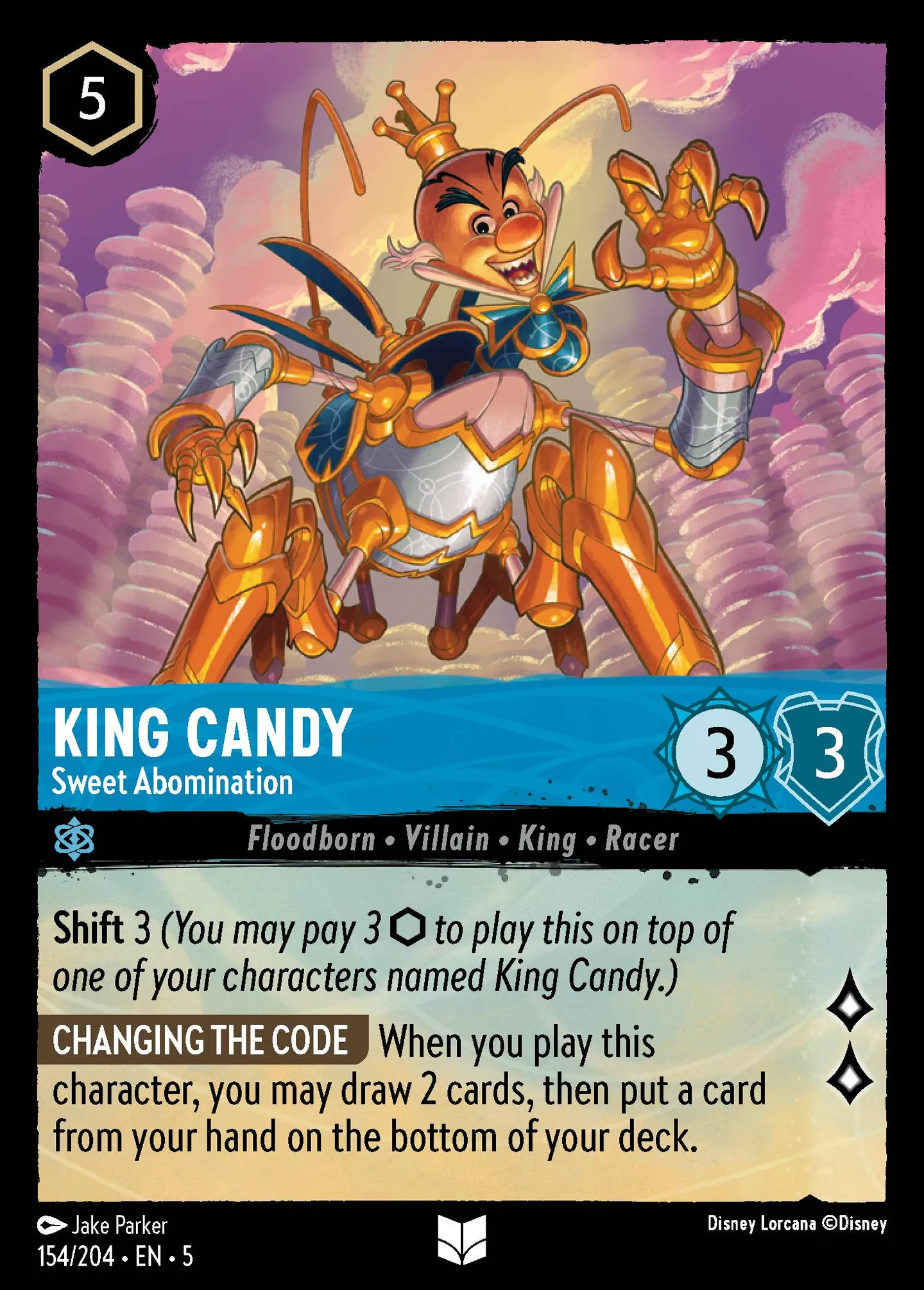 King Candy - Sweet Abomination — Shimmering Skies — Lorcana