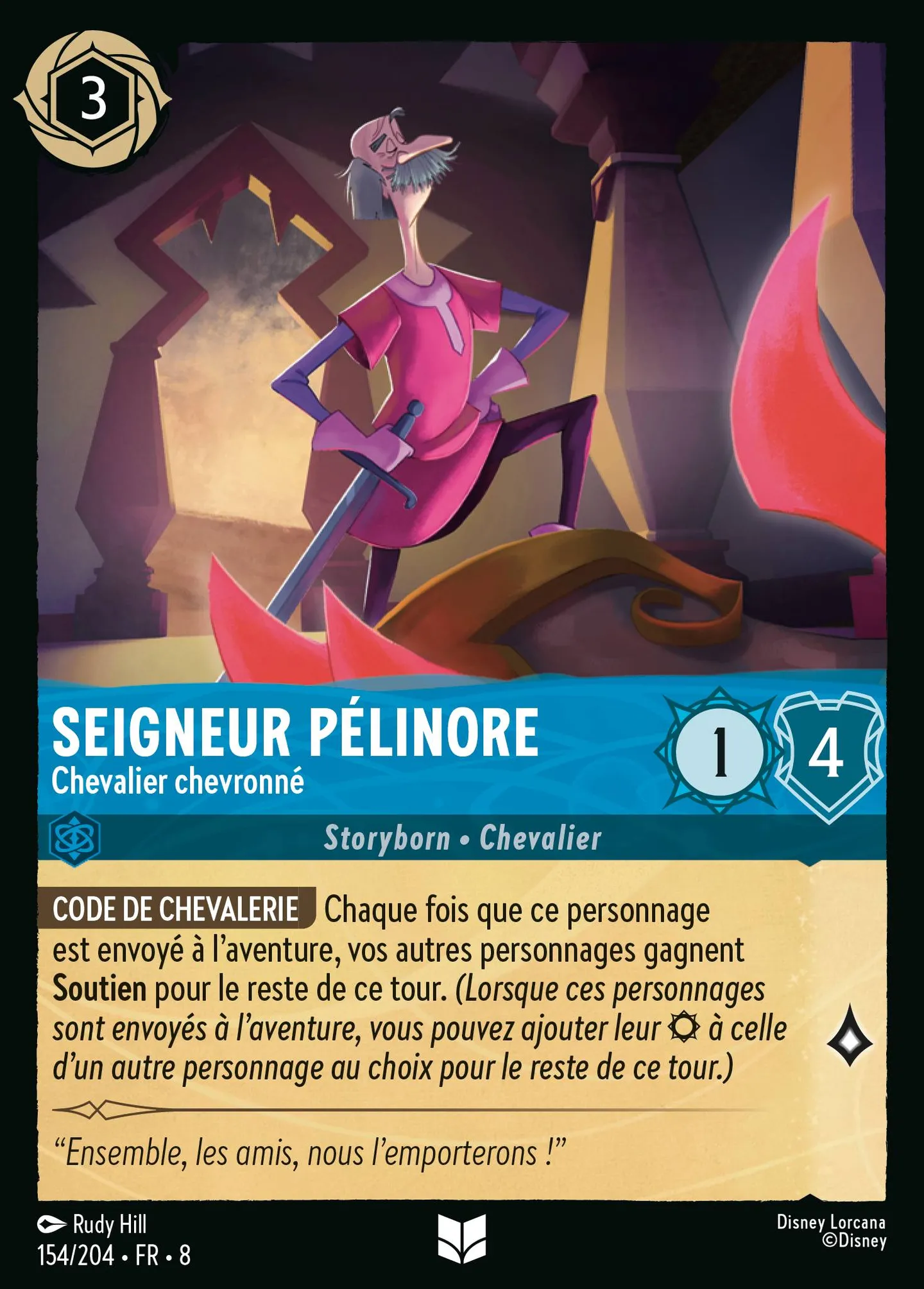 Seigneur Pélinore - Chevalier chevronné — The Reign of Jafar — Lorcana