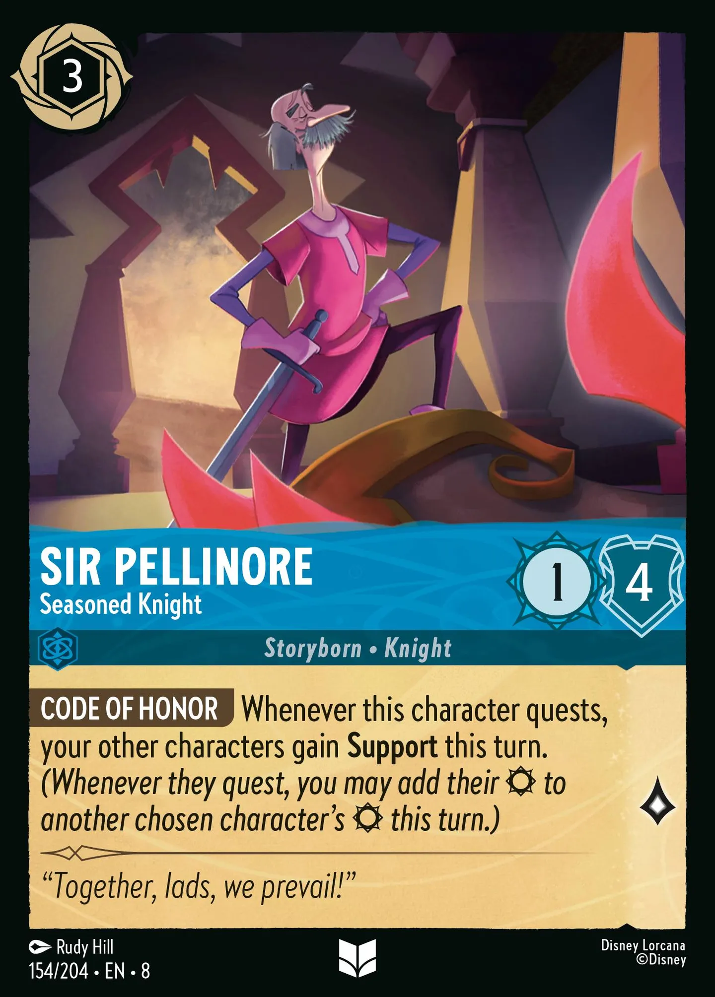 Sir Pellinore - Seasoned Knight — The Reign of Jafar — Lorcana