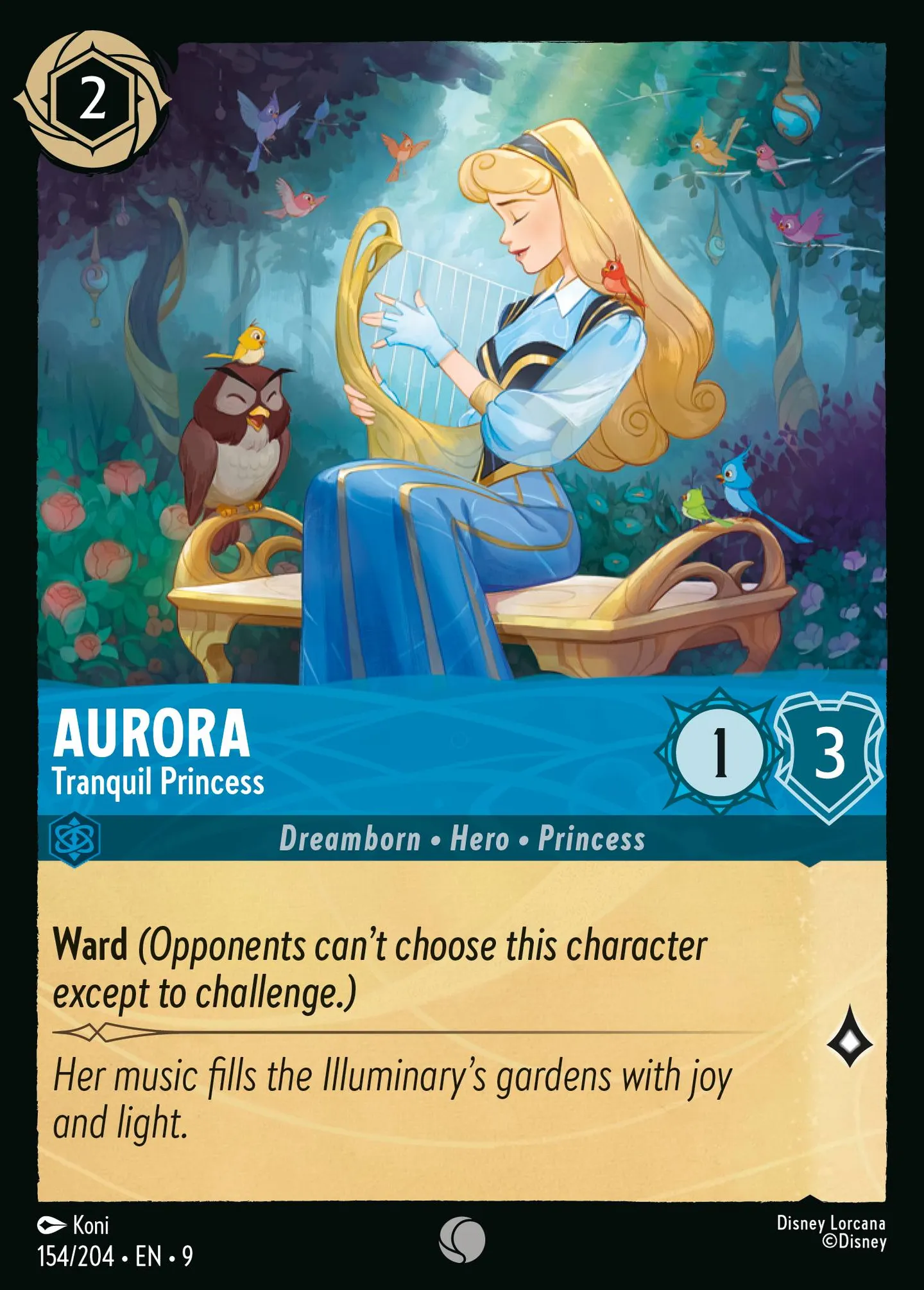 Aurora - Tranquil Princess — Fabled — Lorcana