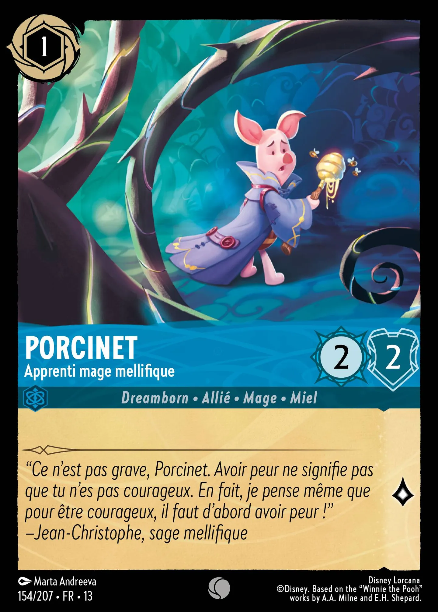 Porcinet - Apprenti mage mellifique — Attack of the Vine! — Lorcana