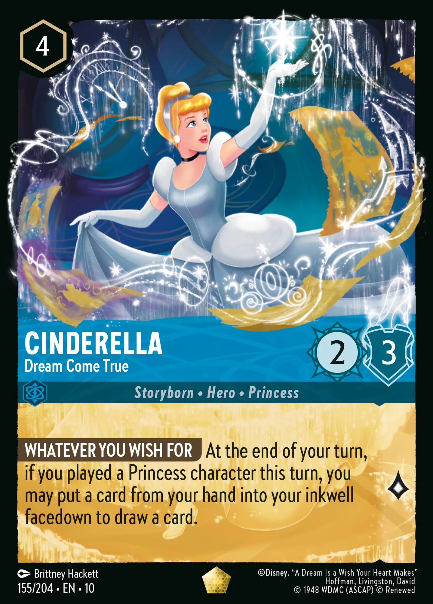Cinderella - Dream Come True — Whispers in the Well — Lorcana