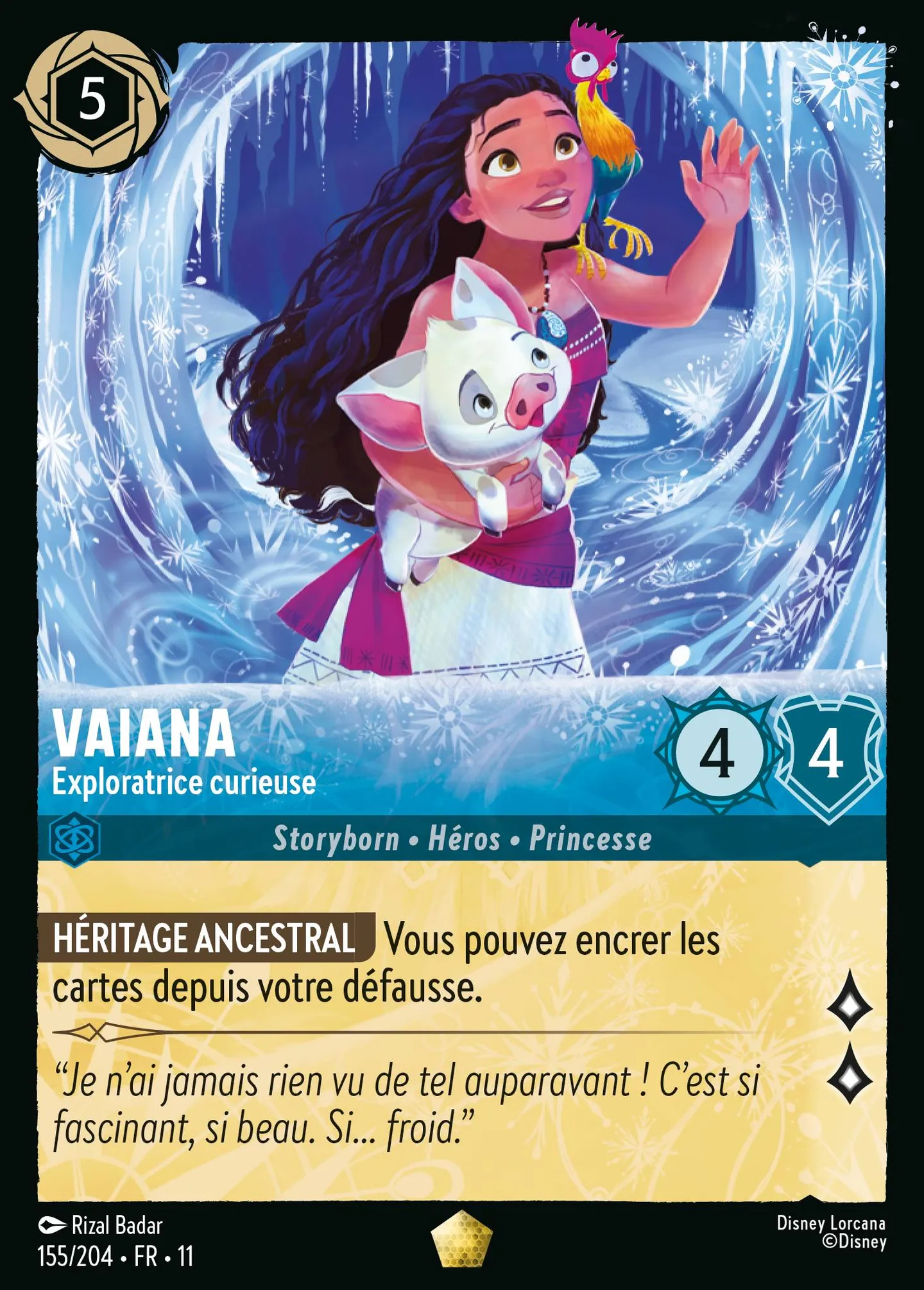 Vaiana - Exploratrice curieuse — Winterspell — Lorcana
