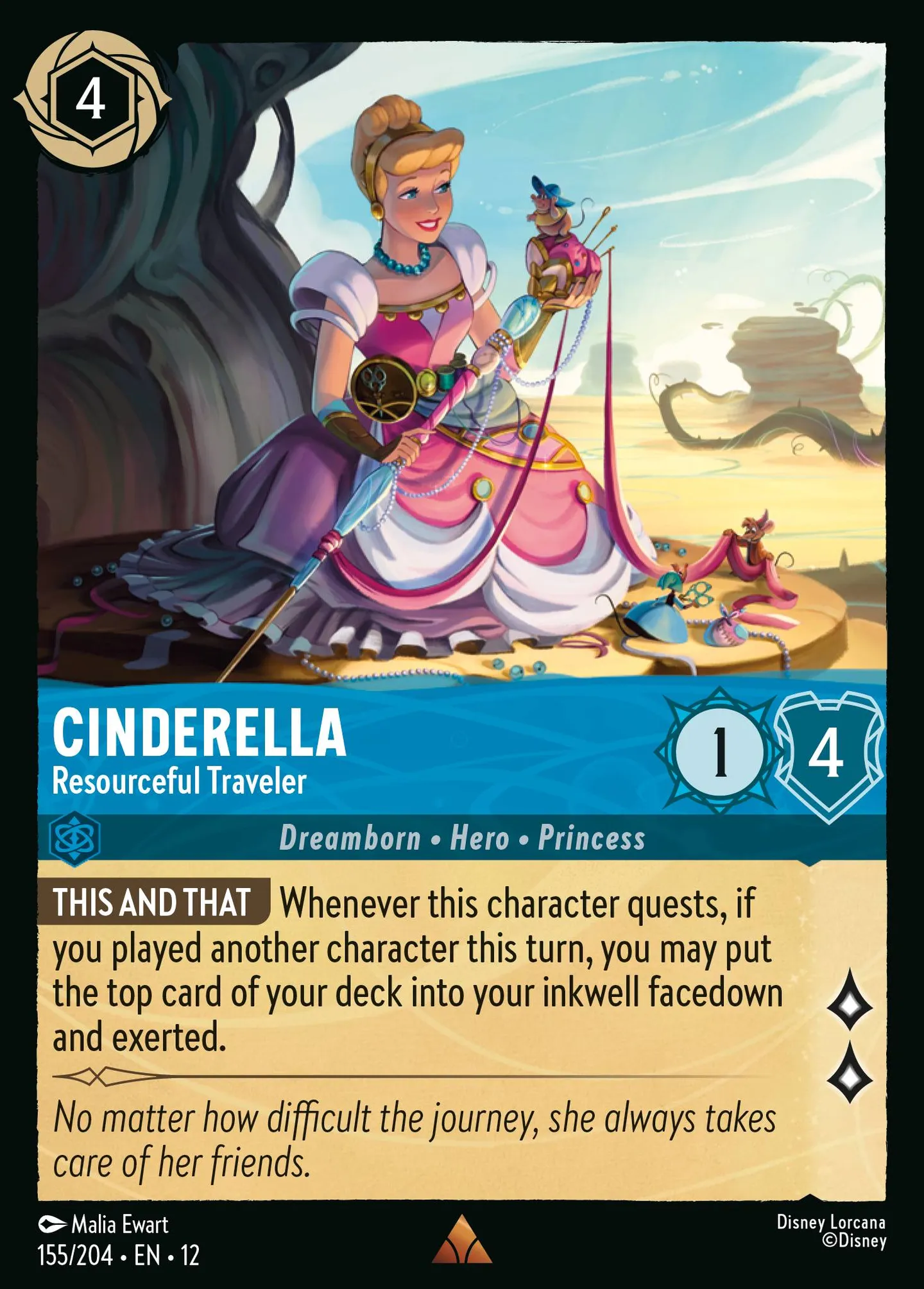 Cinderella - Resourceful Traveler — Wilds Unknown — Lorcana