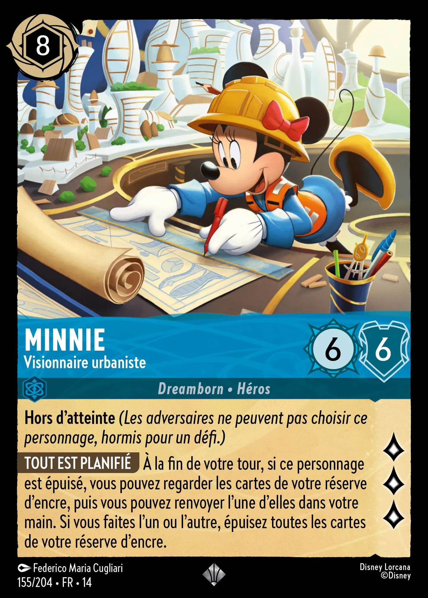 Minnie - Visionnaire urbaniste — Hyperia City — Lorcana