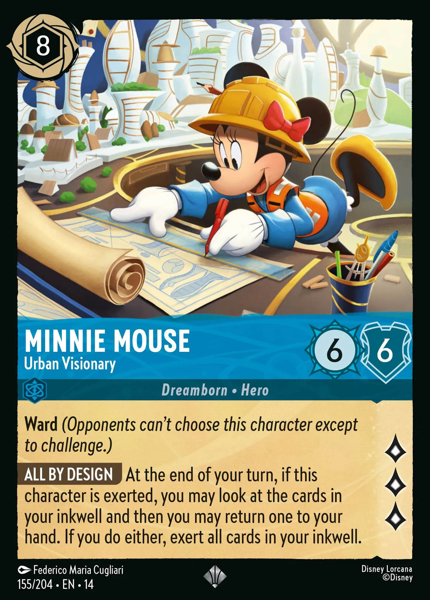 Minnie Mouse - Urban Visionary — Hyperia City — Lorcana