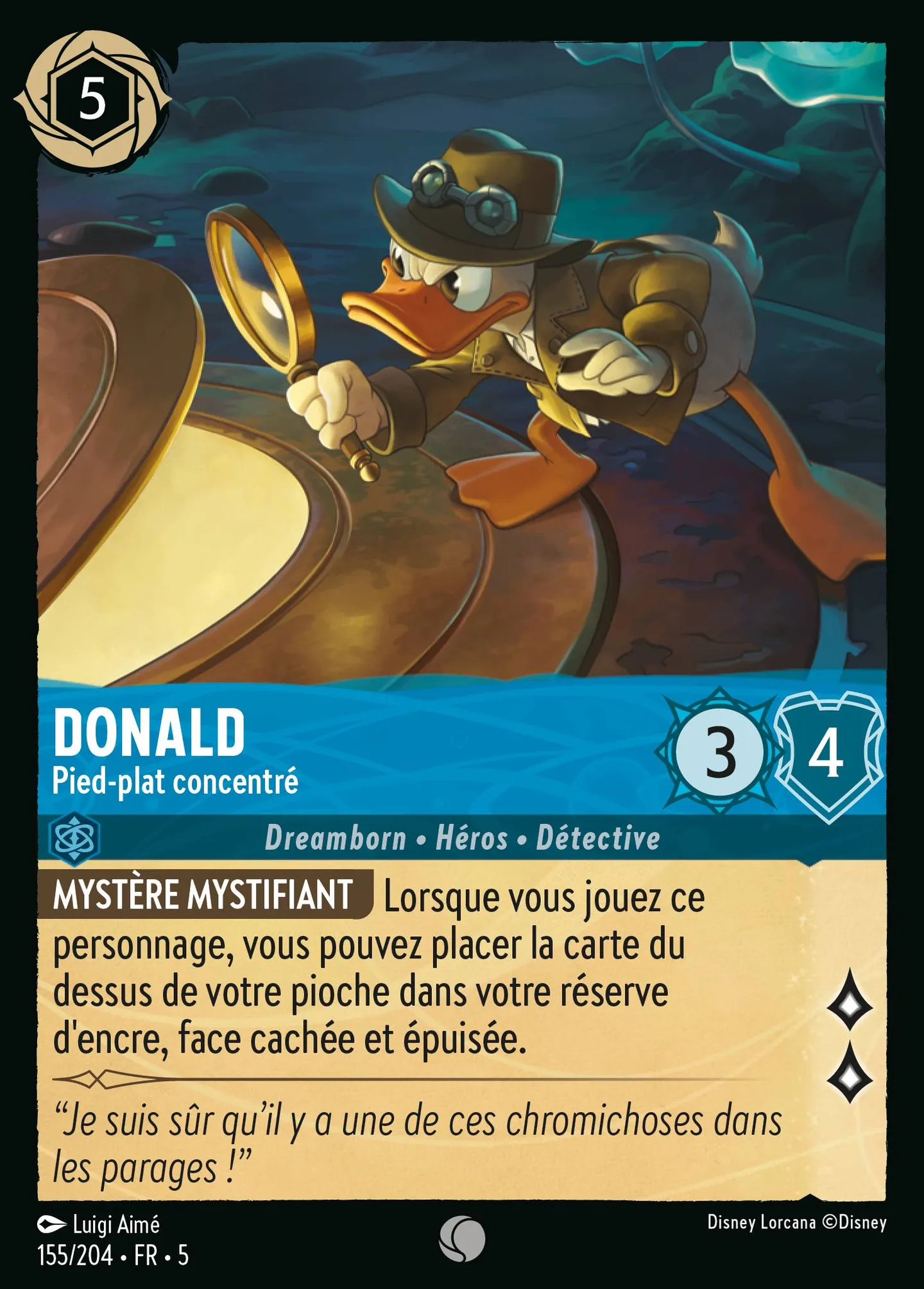Donald - Pied-plat concentré — Shimmering Skies — Lorcana
