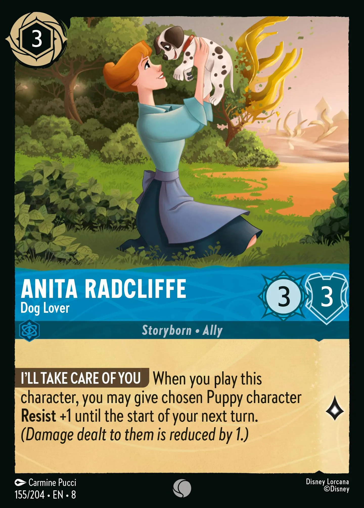 Anita Radcliffe - Dog Lover — The Reign of Jafar — Lorcana