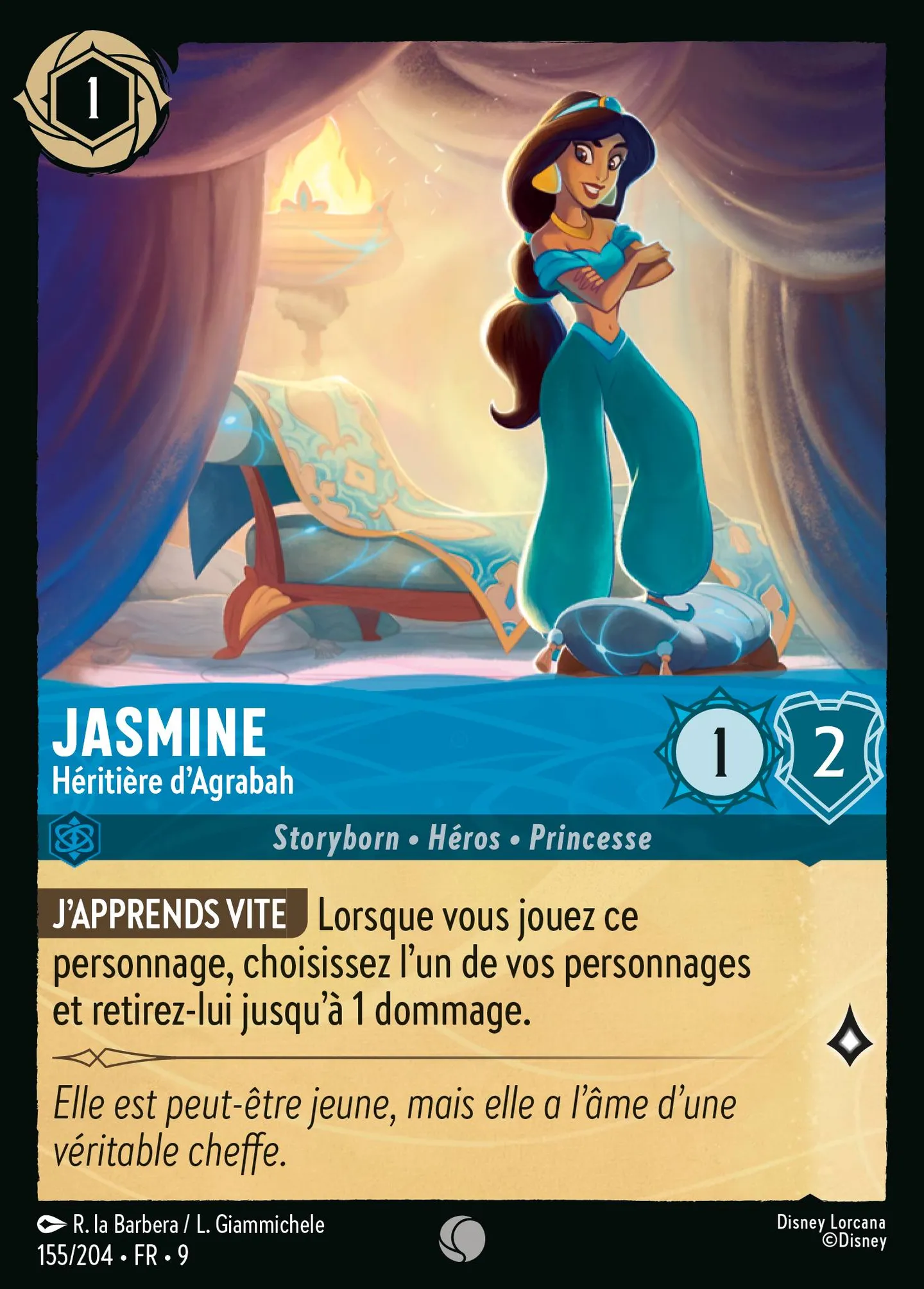 Jasmine - Héritière d'Agrabah — Fabled — Lorcana