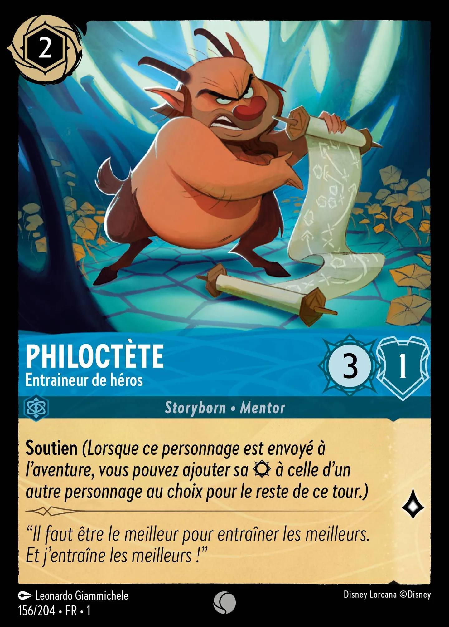 Philoctète - Entraineur de héros — The First Chapter — Lorcana