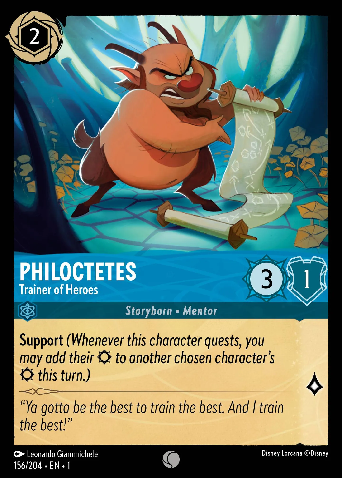 Philoctetes - Trainer of Heroes — The First Chapter — Lorcana