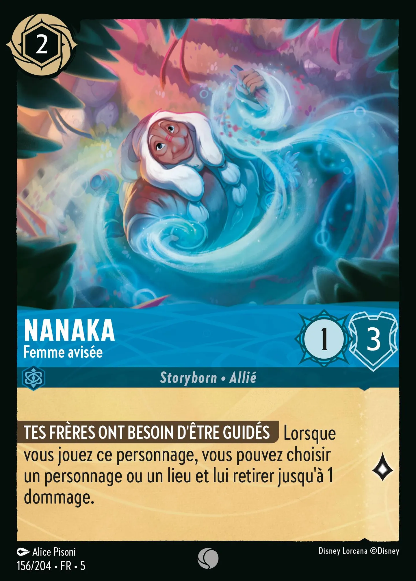 Nanaka - Femme avisée — Shimmering Skies — Lorcana