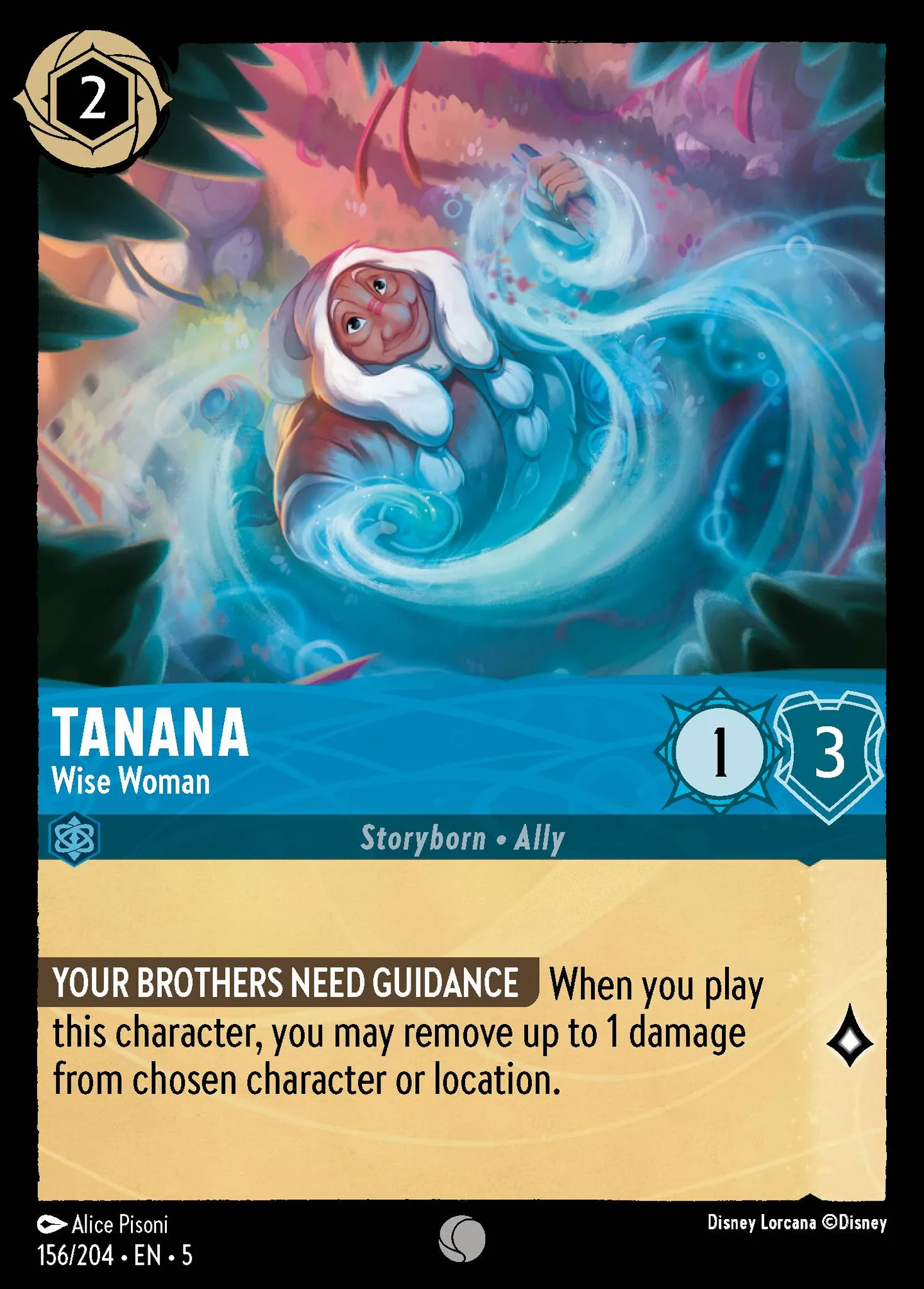 Tanana - Wise Woman — Shimmering Skies — Lorcana