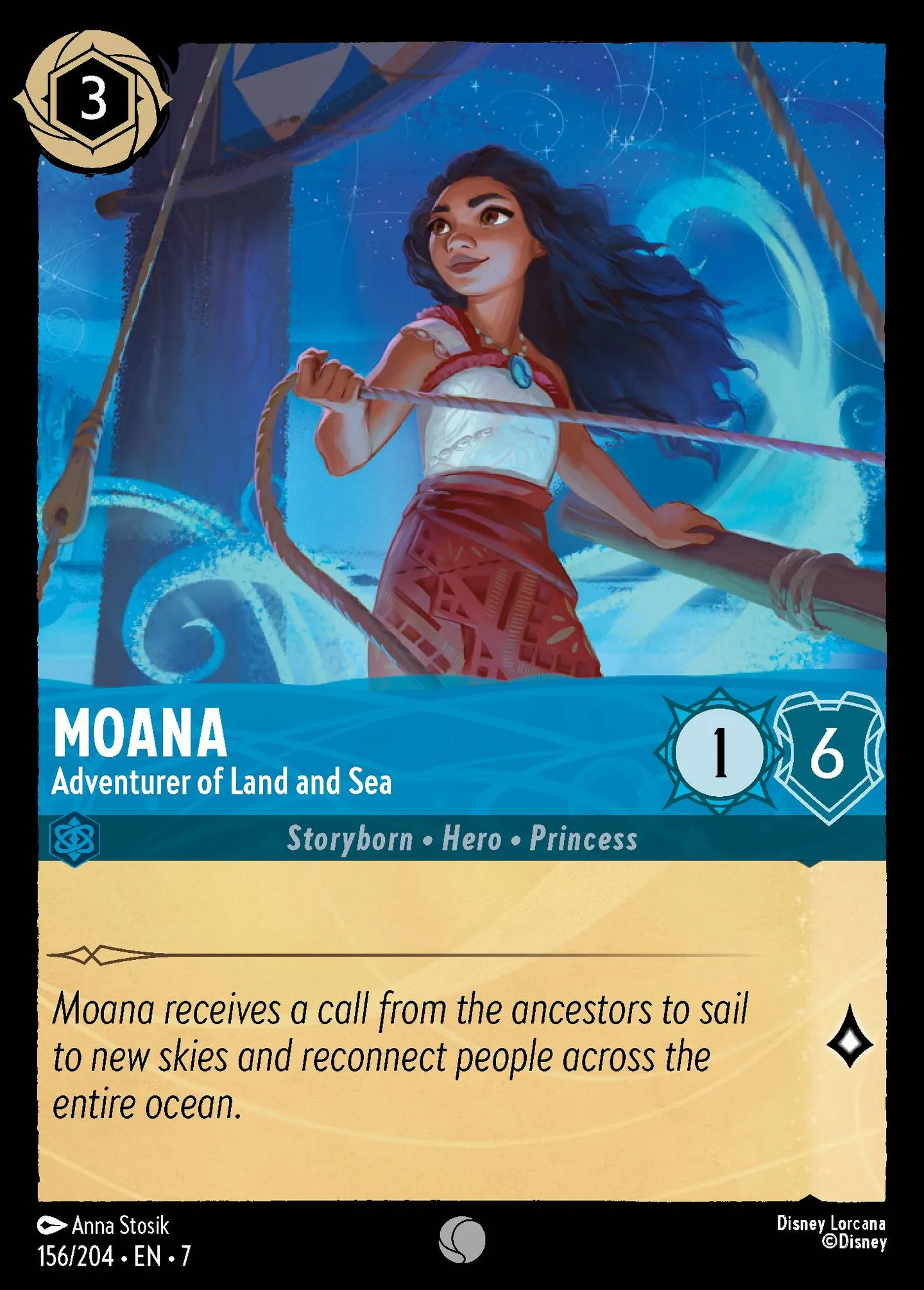 Moana - Adventurer of Land and Sea — Archazia's Island — Lorcana