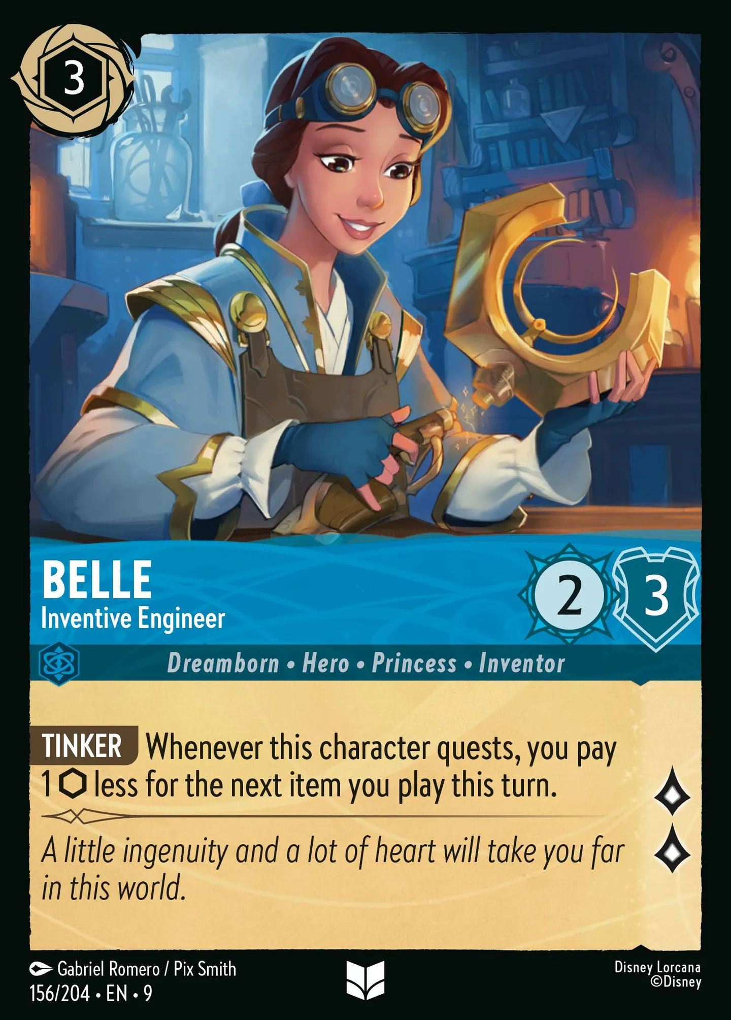 Belle - Inventive Engineer — Fabled — Lorcana