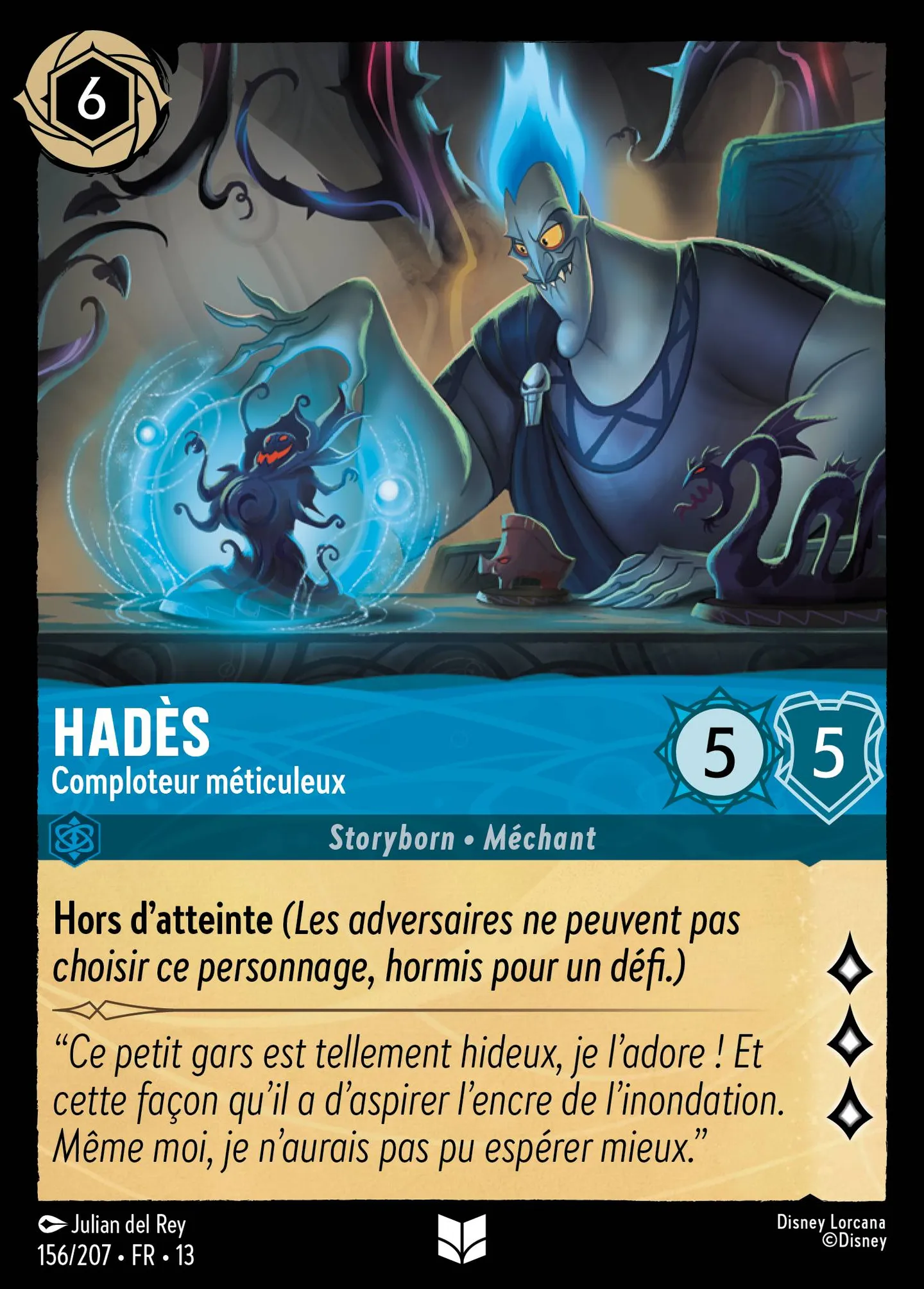 Hadès - Comploteur méticuleux — Attack of the Vine! — Lorcana