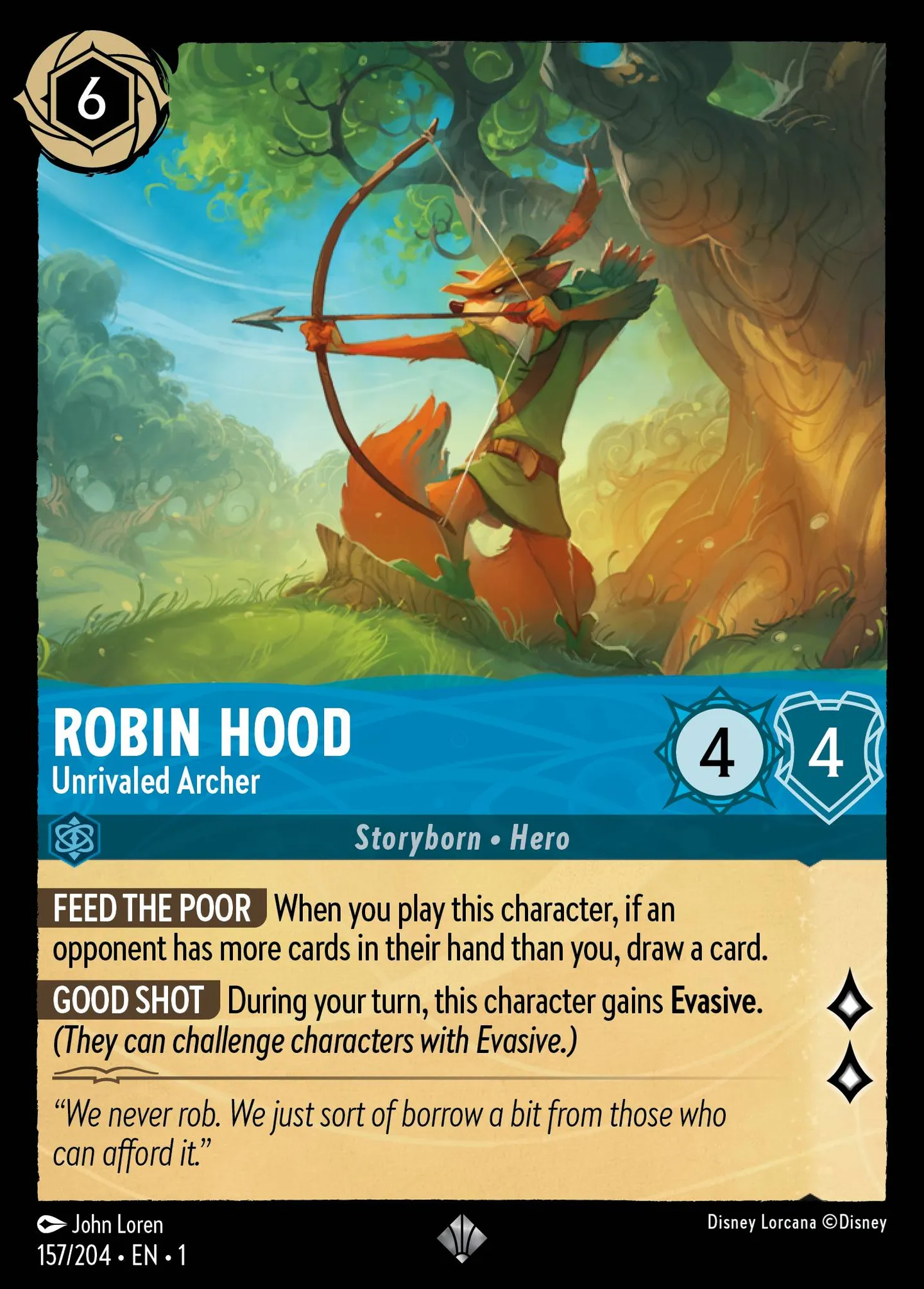 Robin Hood - Unrivaled Archer — The First Chapter — Lorcana