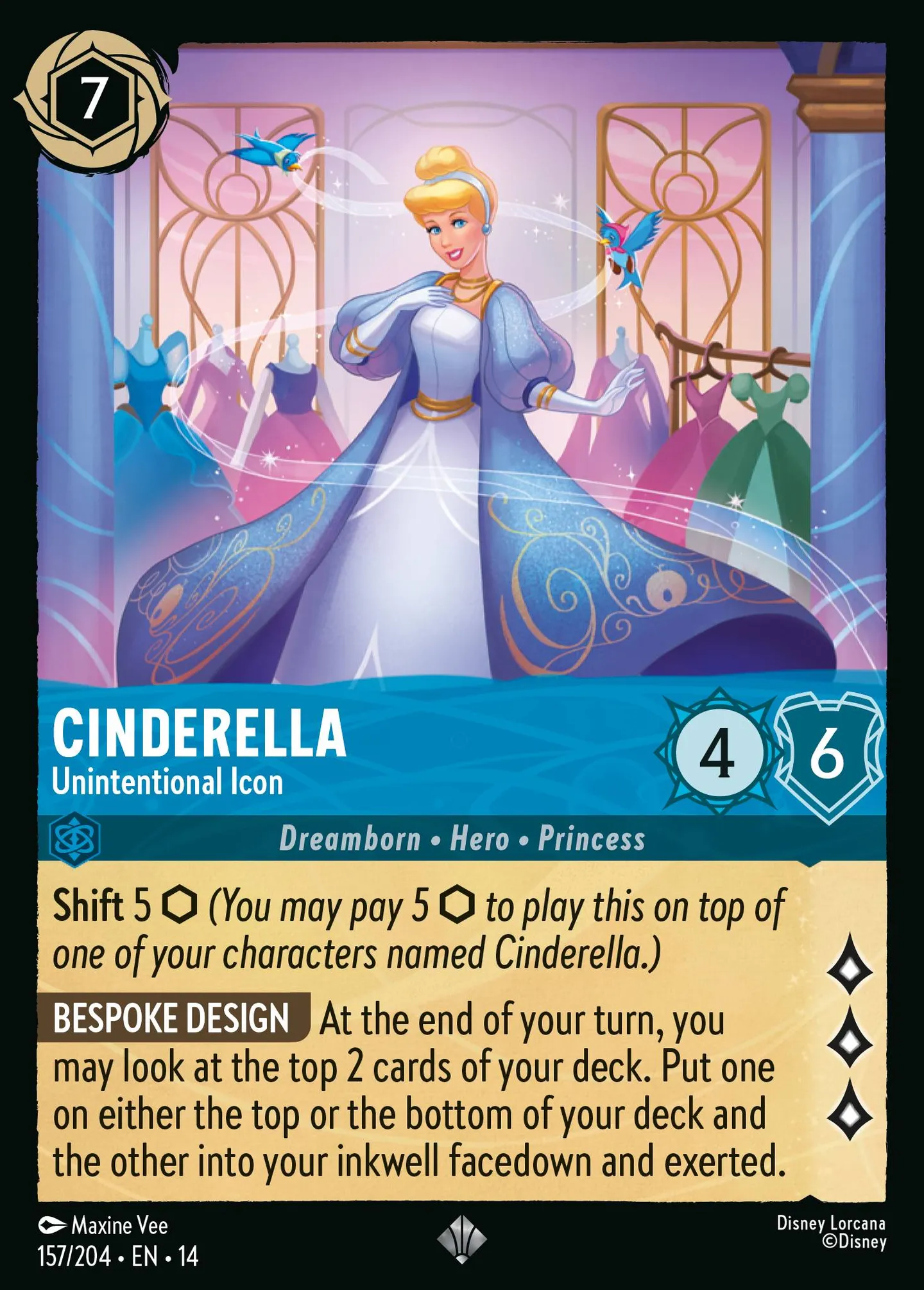 Cinderella - Unintentional Icon — Hyperia City — Lorcana