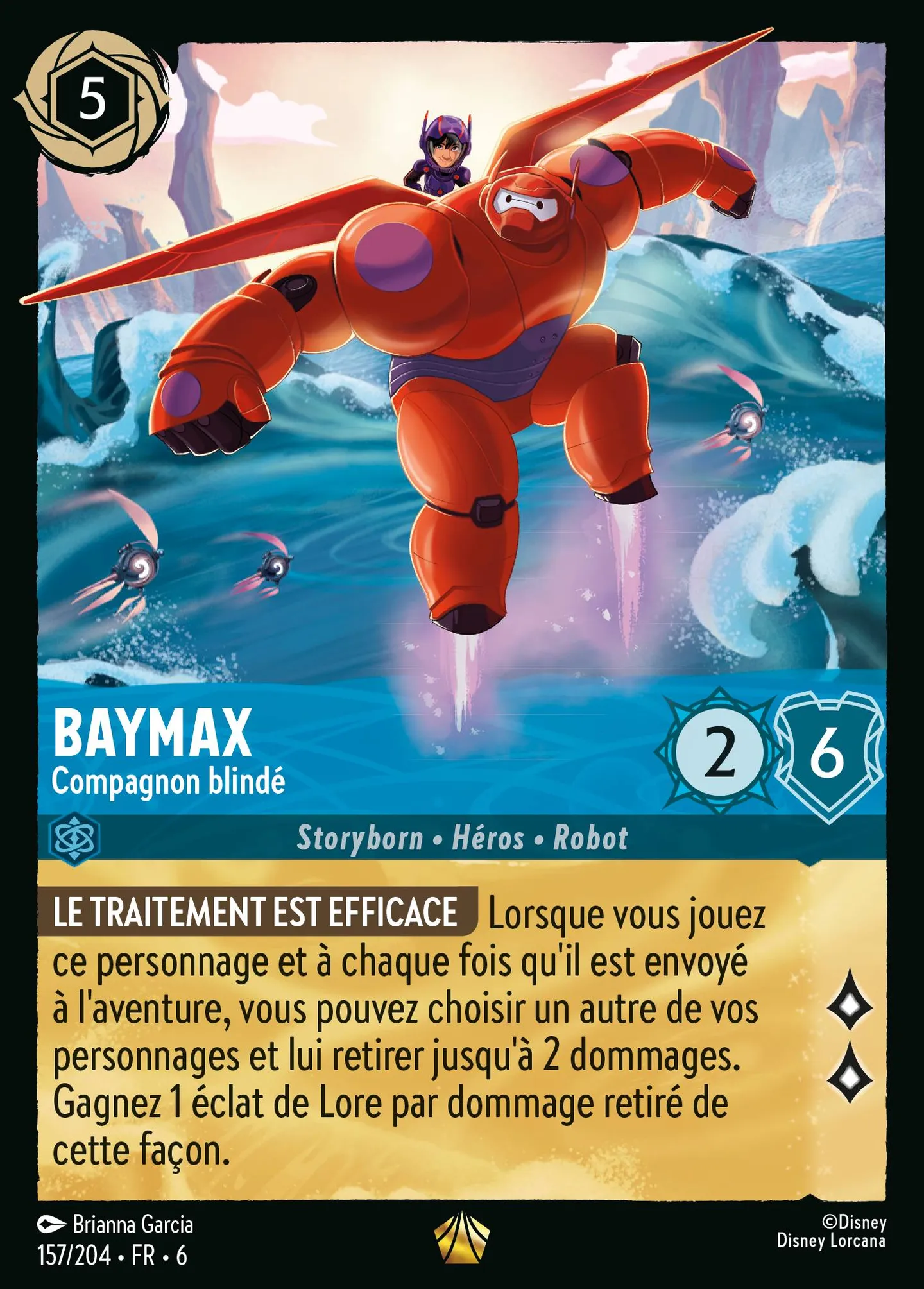 Baymax - Compagnon blindé — Azurite Sea — Lorcana