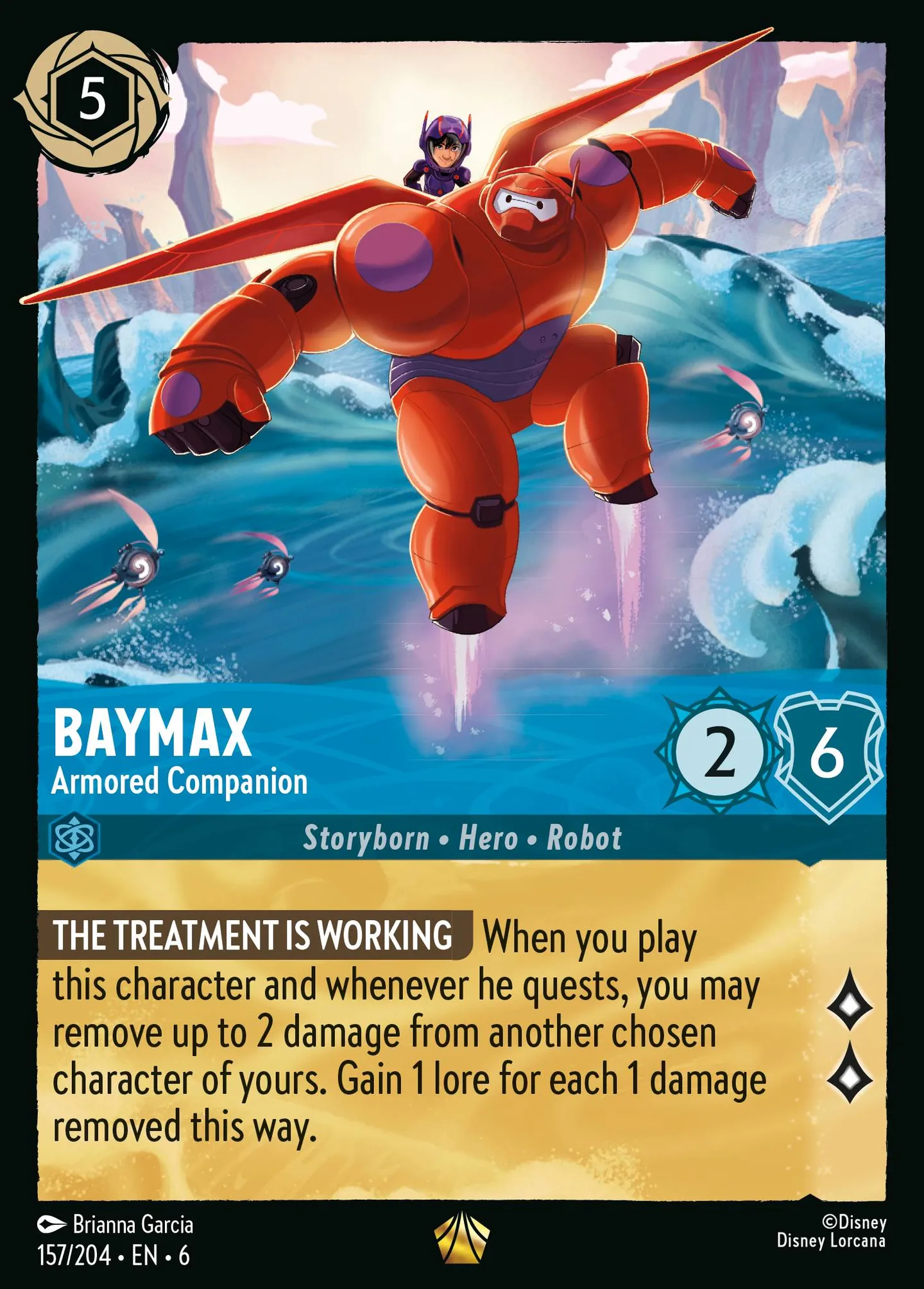 Baymax - Armored Companion — Azurite Sea — Lorcana