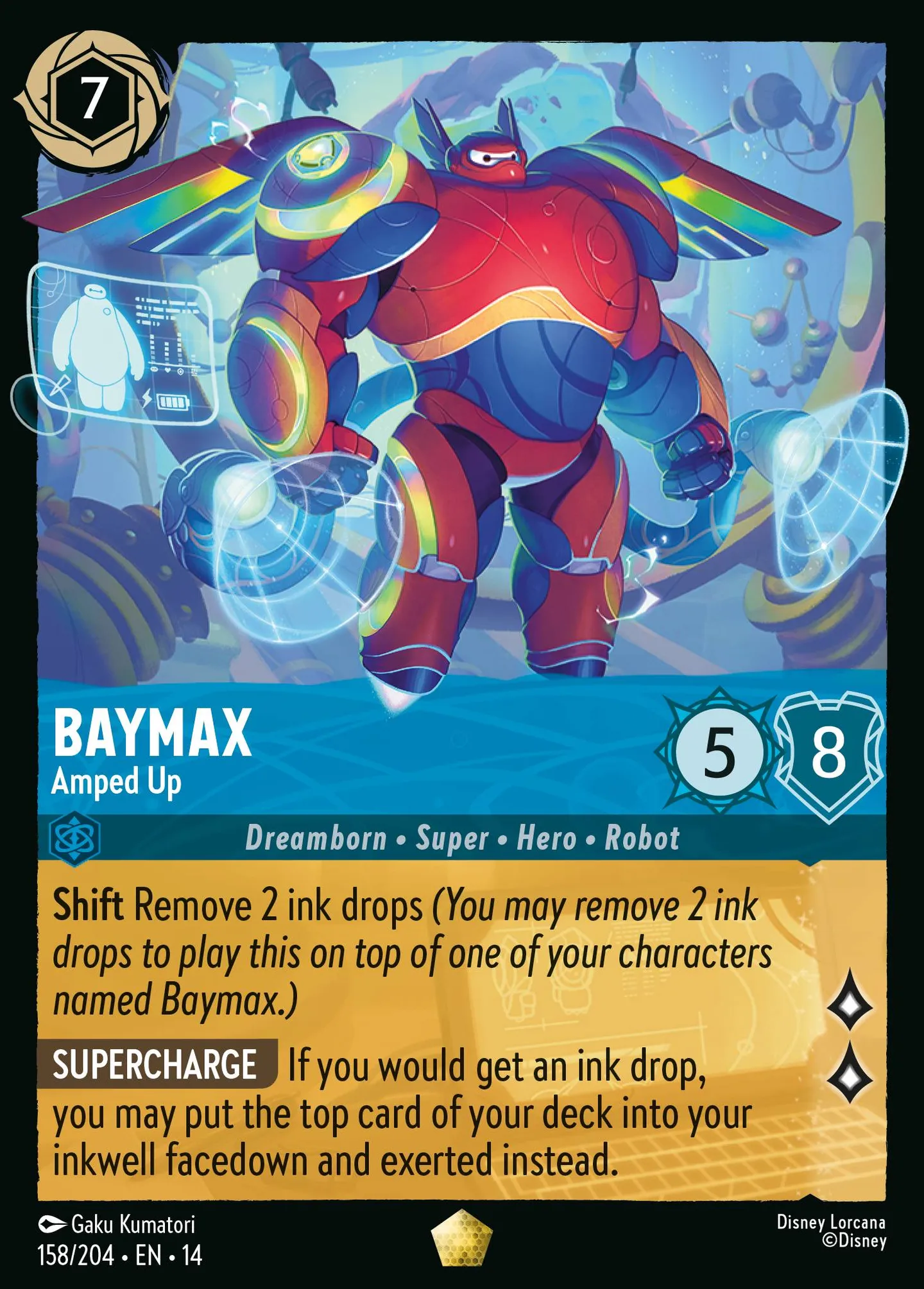 Baymax - Amped Up — Hyperia City — Lorcana