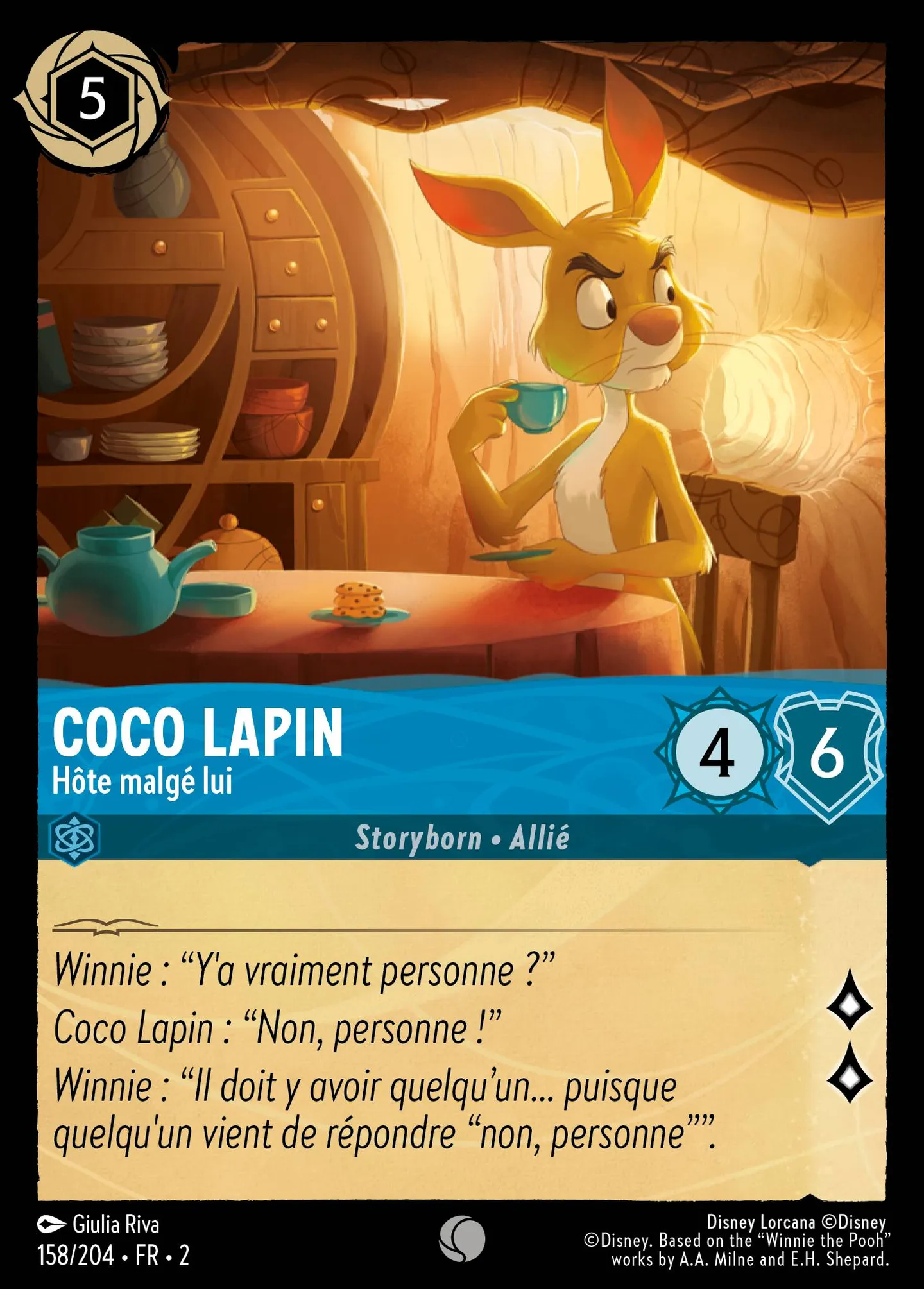 Coco Lapin - Hôte malgé lui — Rise of the Floodborn — Lorcana