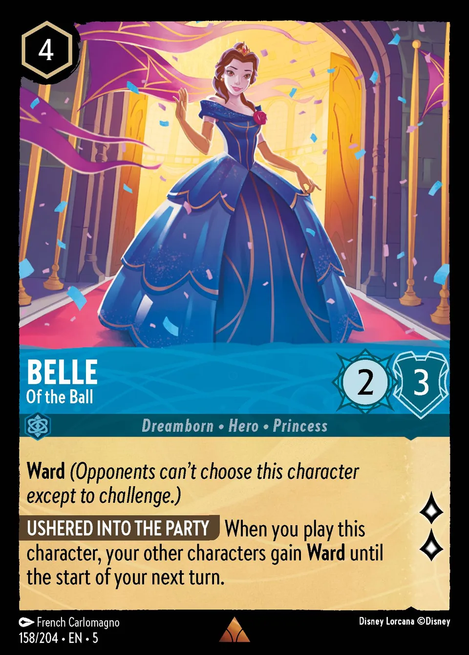 Belle - Of the Ball from Shimmering Skies - Lorcana