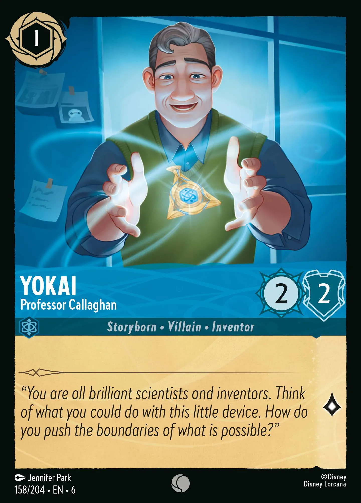 Yokai - Professor Callaghan — Azurite Sea — Lorcana