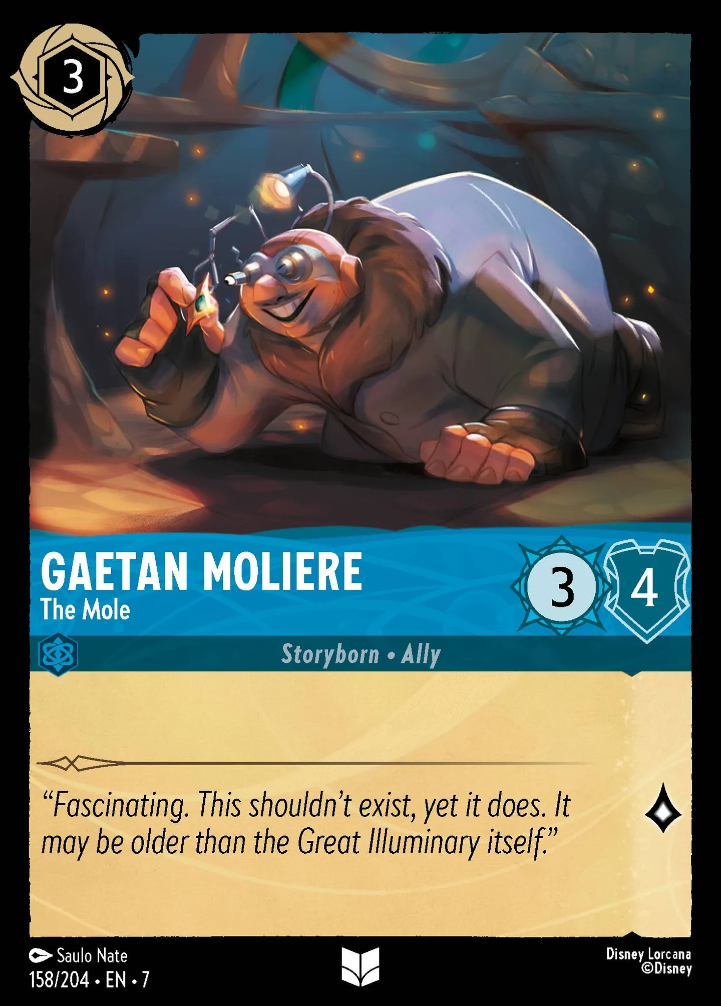 Gaetan Moliere - The Mole — Archazia's Island — Lorcana