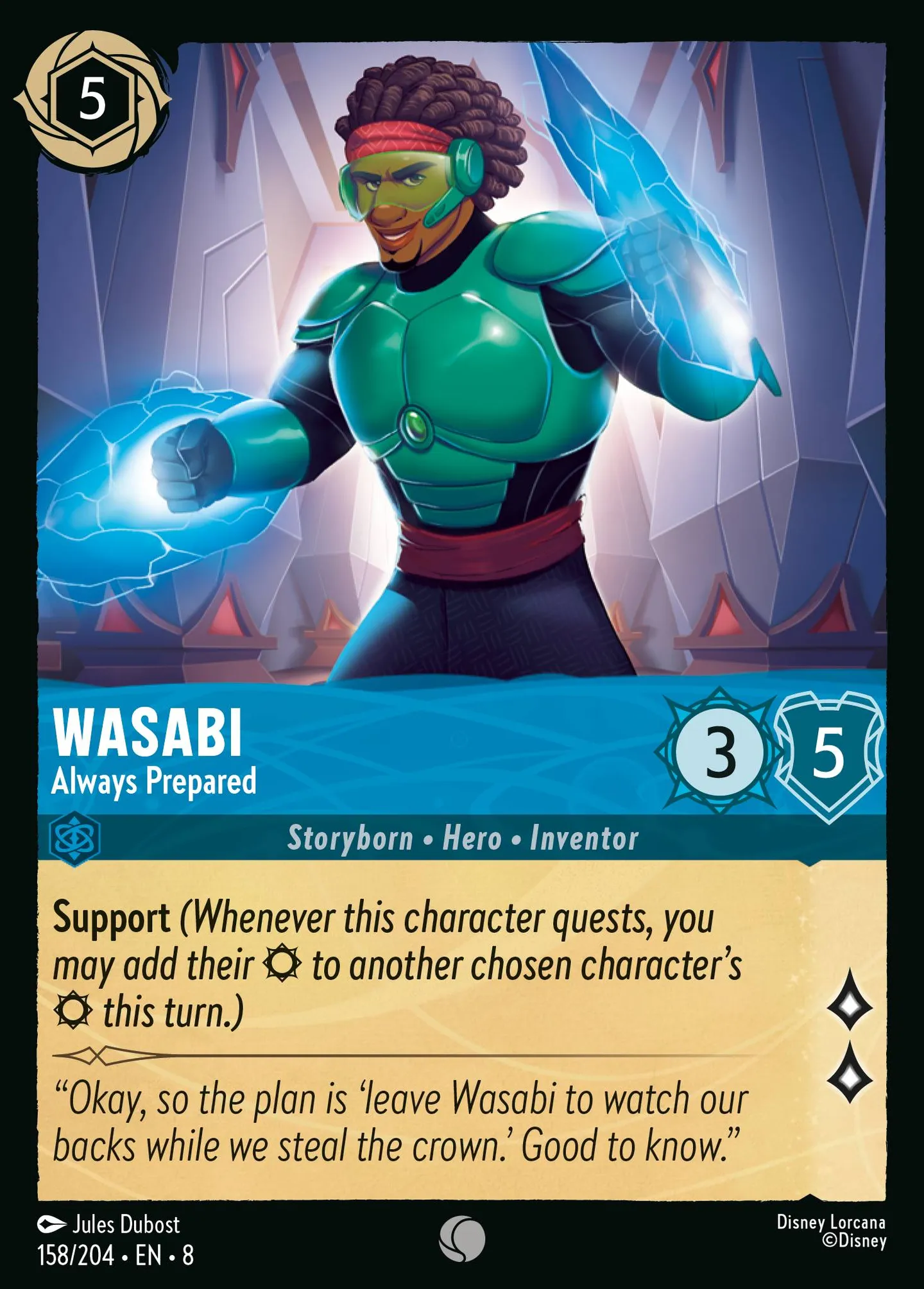 Wasabi - Always Prepared — The Reign of Jafar — Lorcana