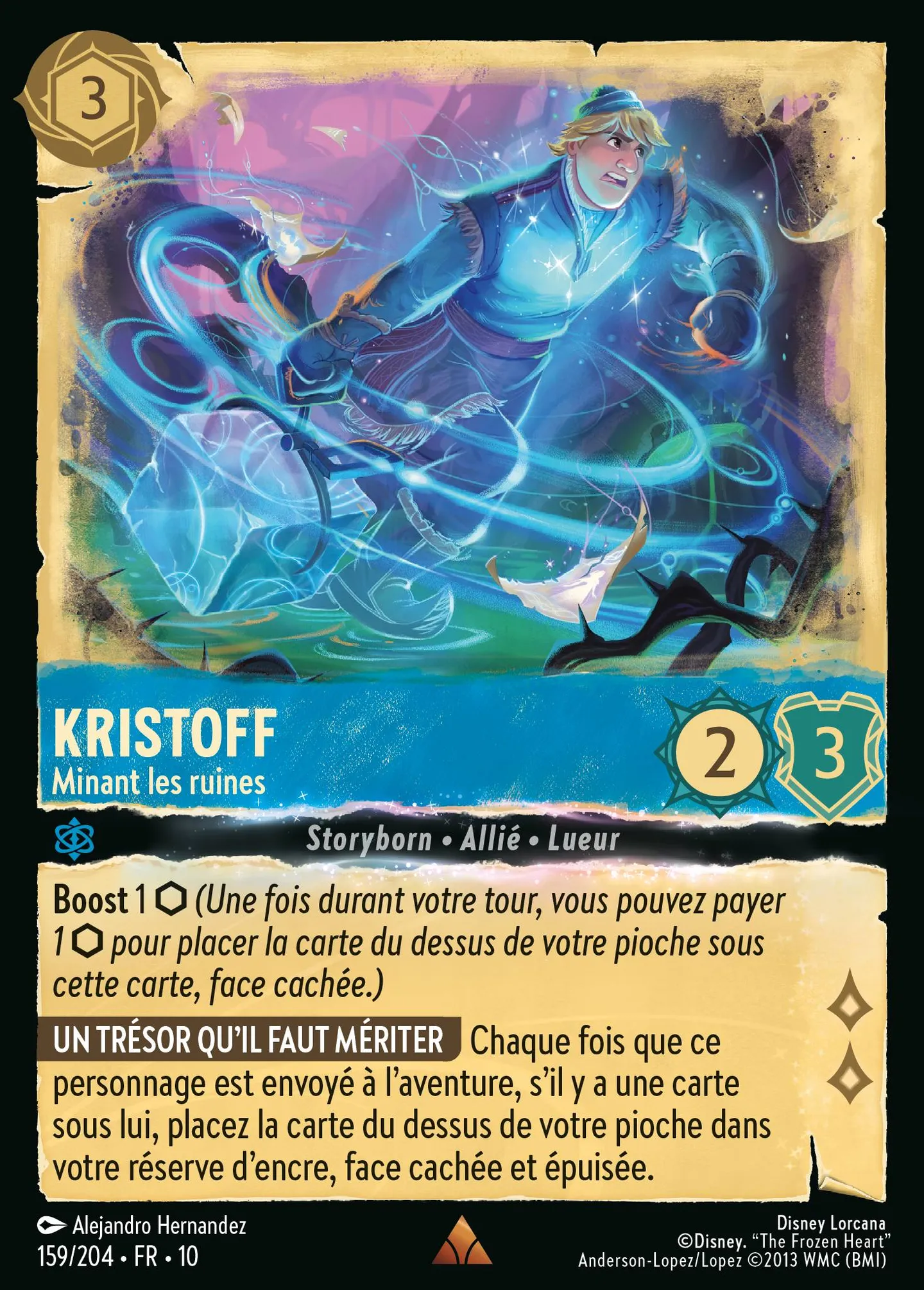 Kristoff - Minant les ruines — Whispers in the Well — Lorcana