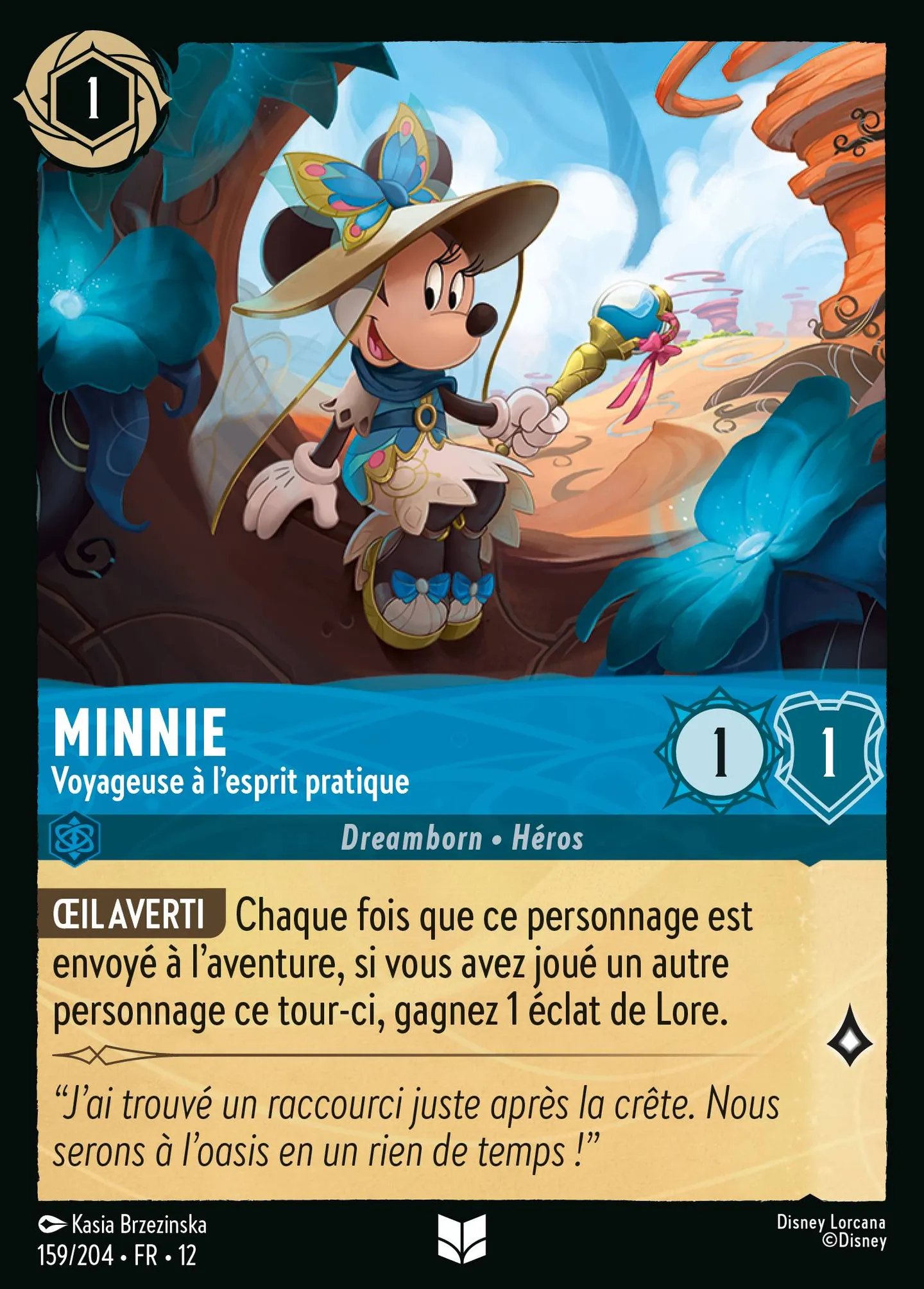 Minnie - Voyageuse à l'esprit pratique — Wilds Unknown — Lorcana