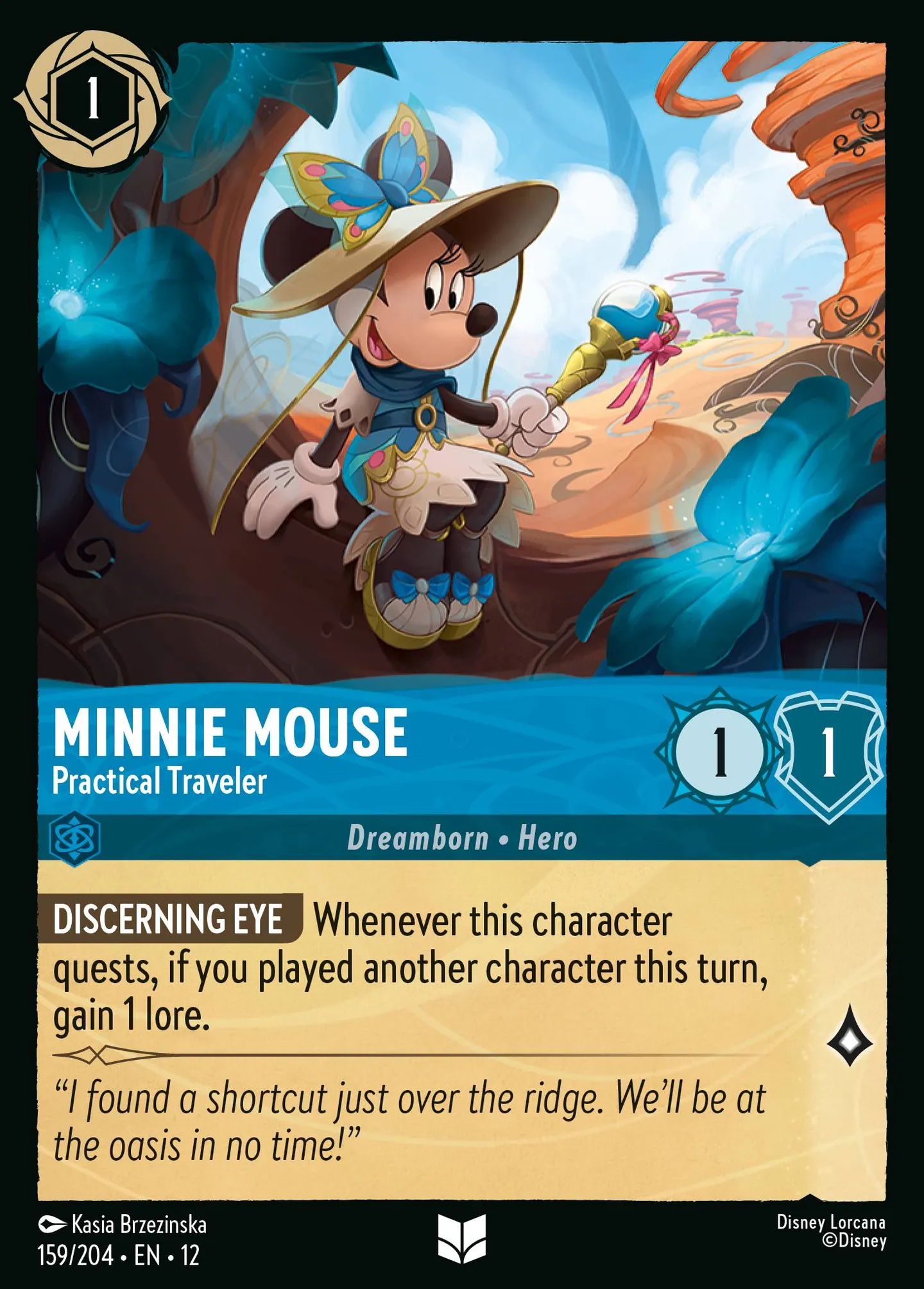 Minnie Mouse - Practical Traveler — Wilds Unknown — Lorcana