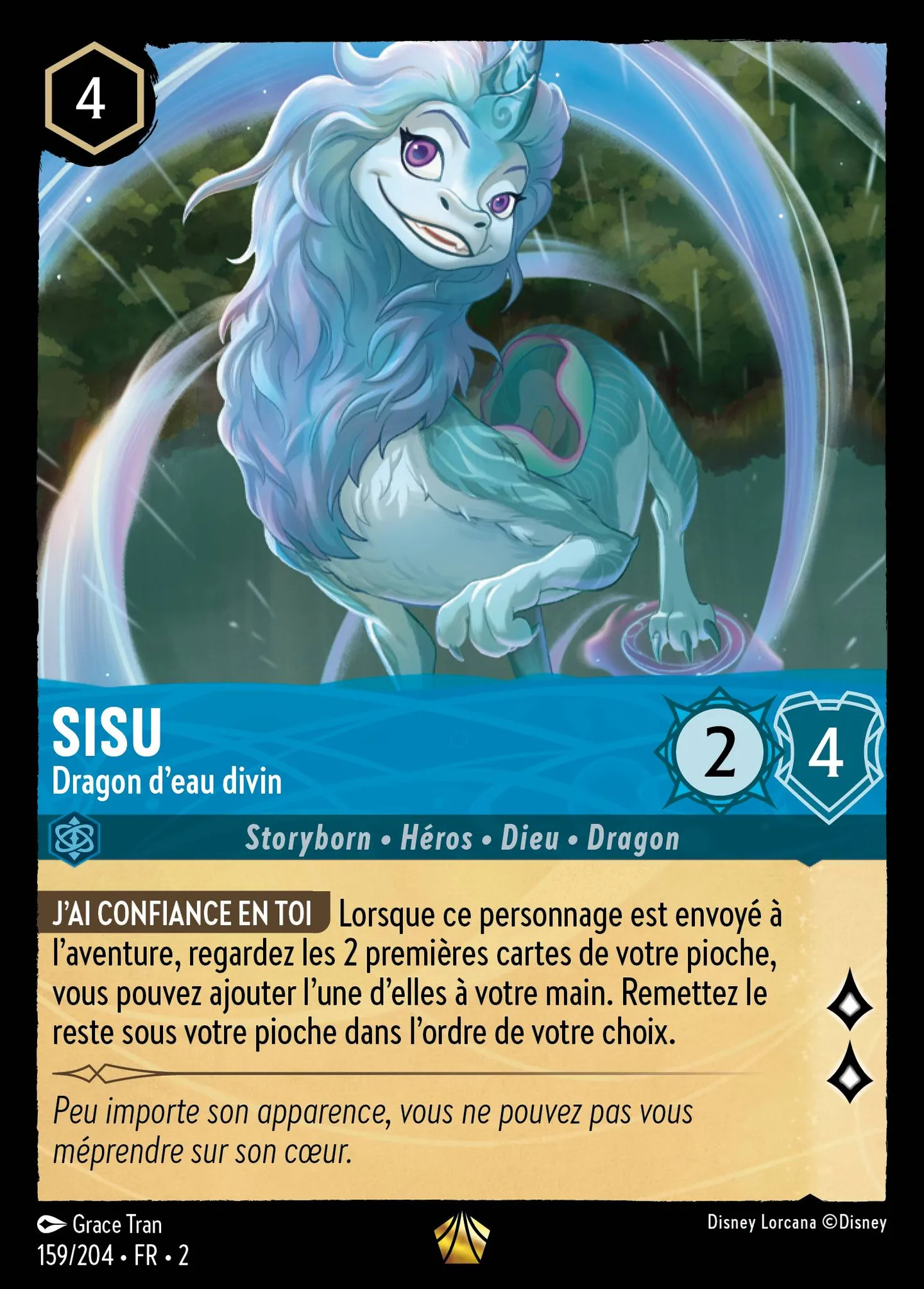 Sisu - Dragon d'eau divin — Rise of the Floodborn — Lorcana