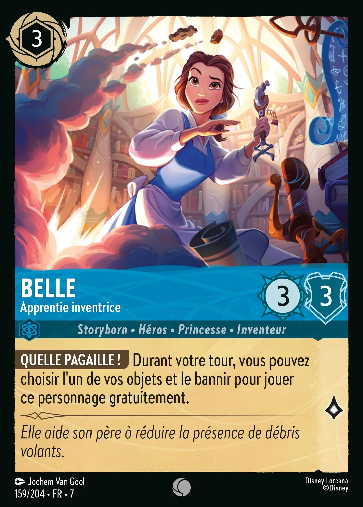 Belle - Apprentie inventrice — Archazia's Island — Lorcana