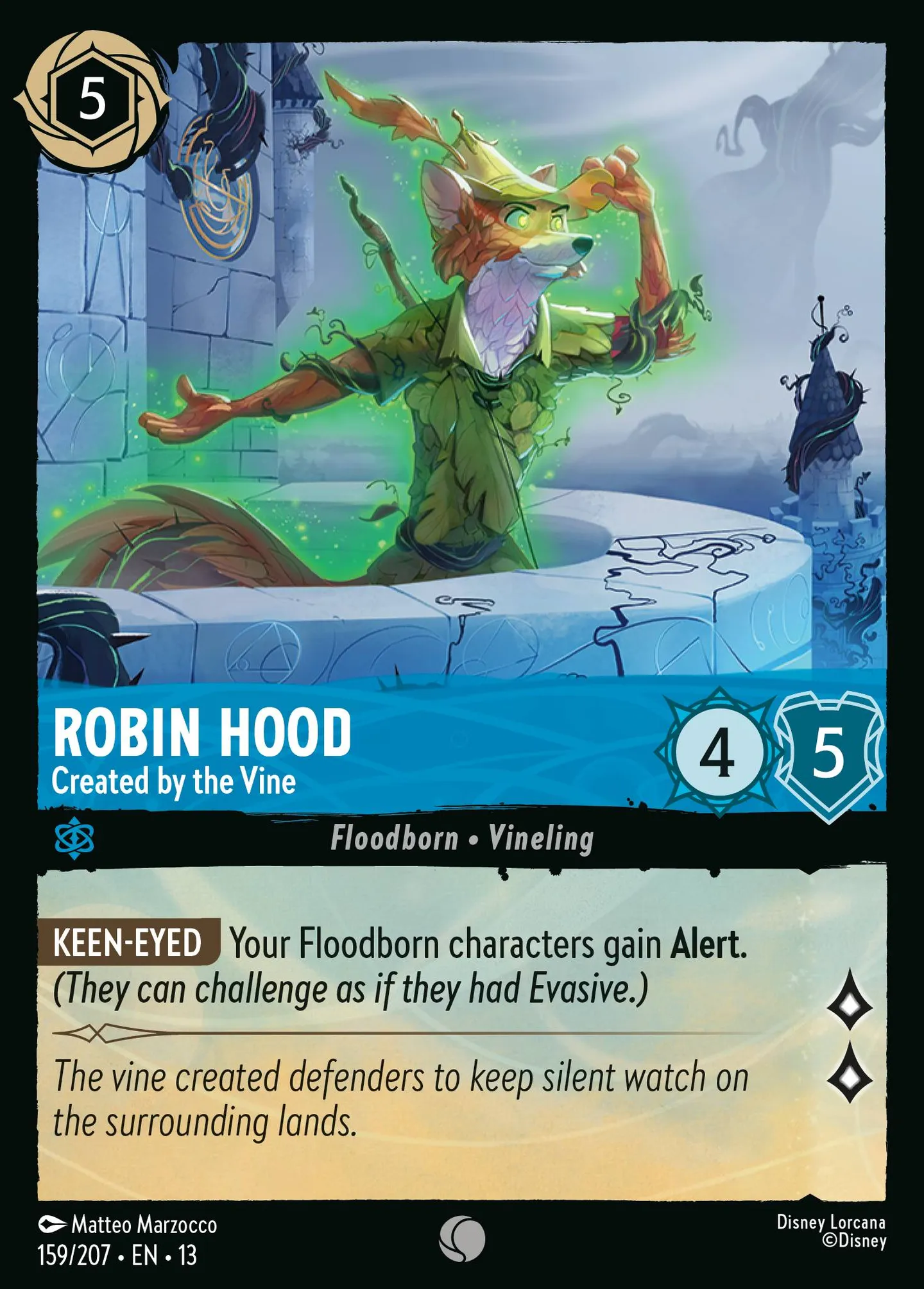 Robin Hood - Created by the Vine — Attack of the Vine! — Lorcana