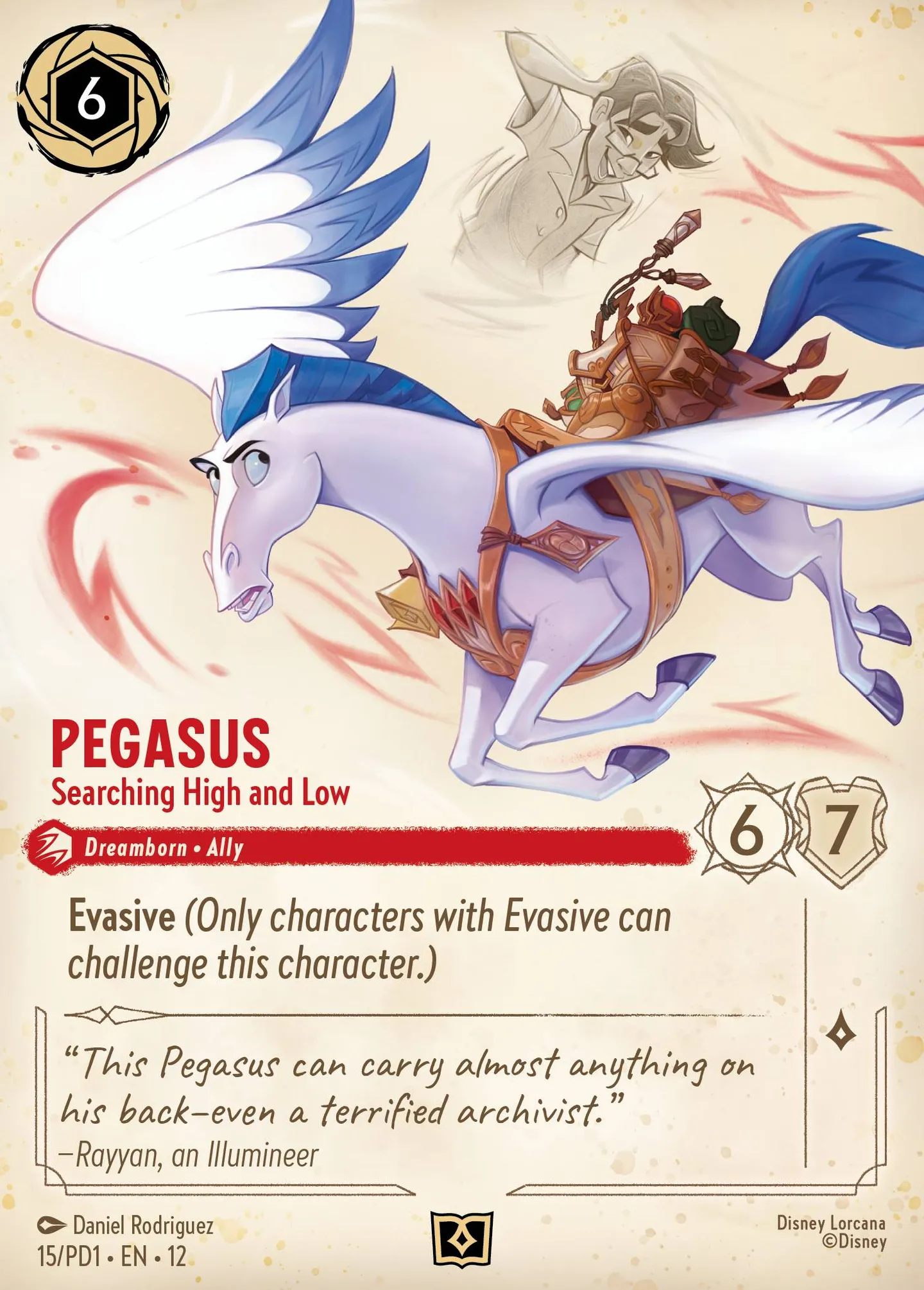 Pegasus - Searching High and Low — Prerelease Promos — Lorcana