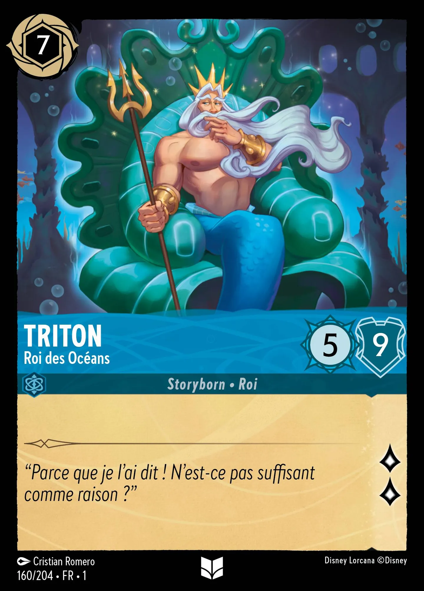 Triton - Roi des Océans — The First Chapter — Lorcana