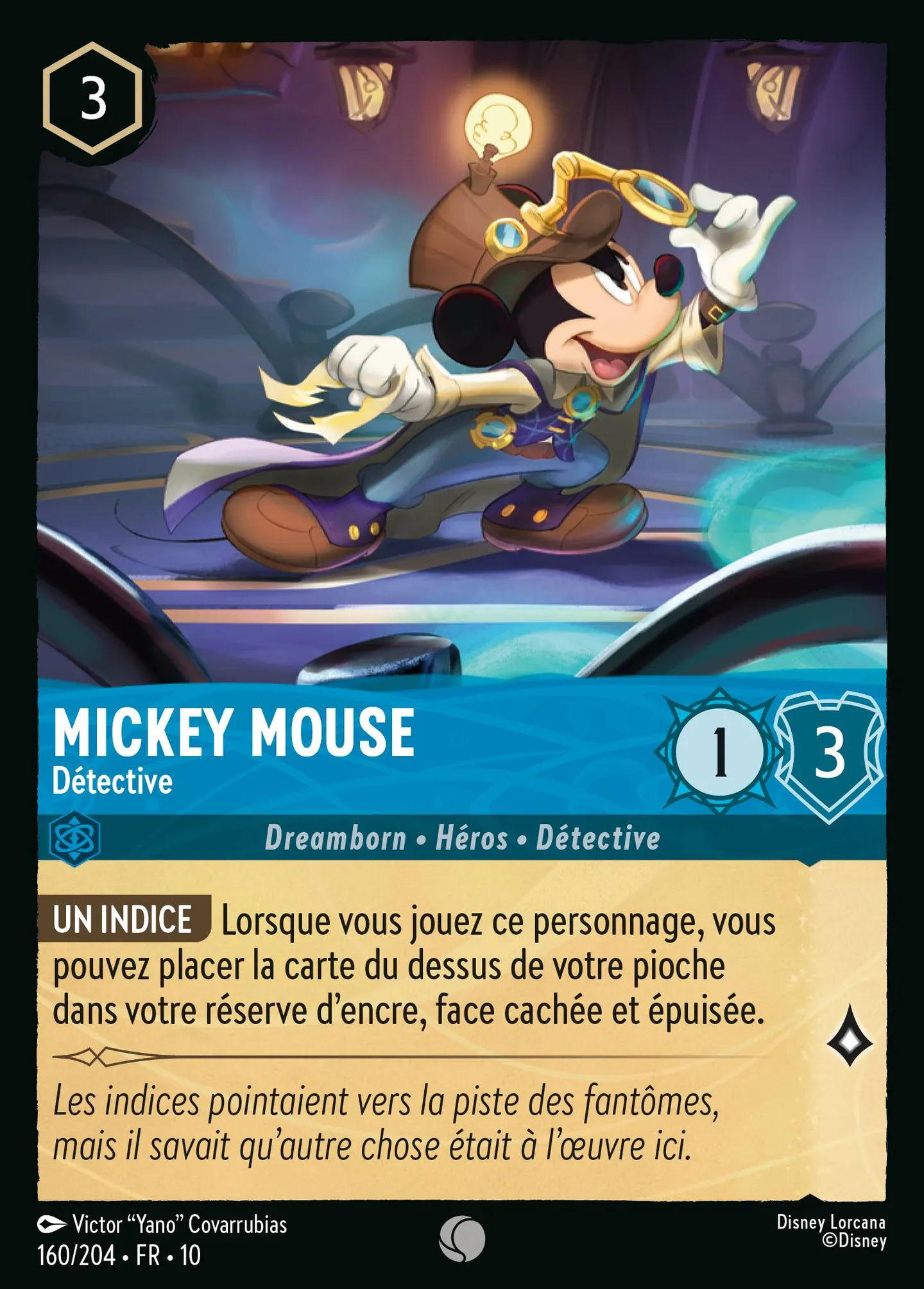 Mickey Mouse - Détective — Whispers in the Well — Lorcana
