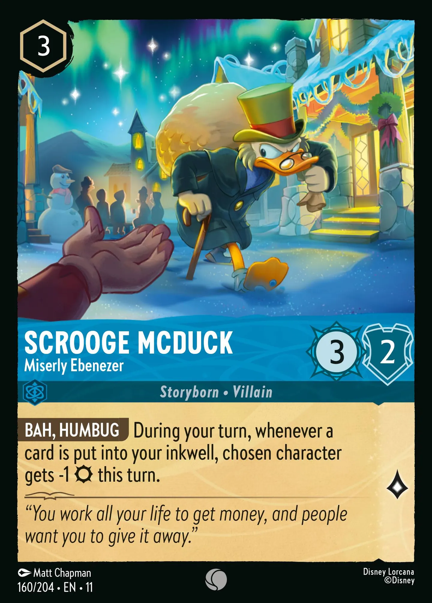 Scrooge McDuck - Miserly Ebenezer — Winterspell — Lorcana