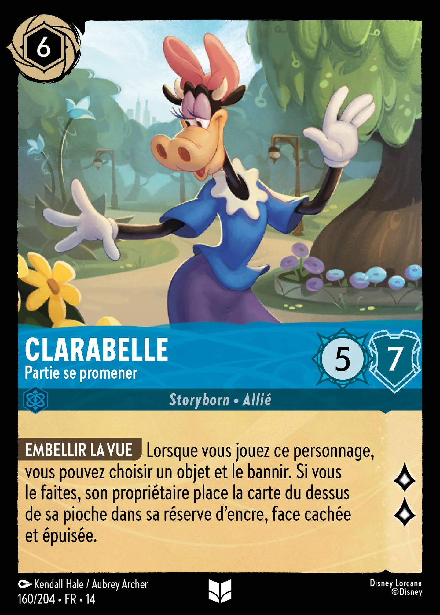 Clarabelle - Partie se promener — Hyperia City — Lorcana