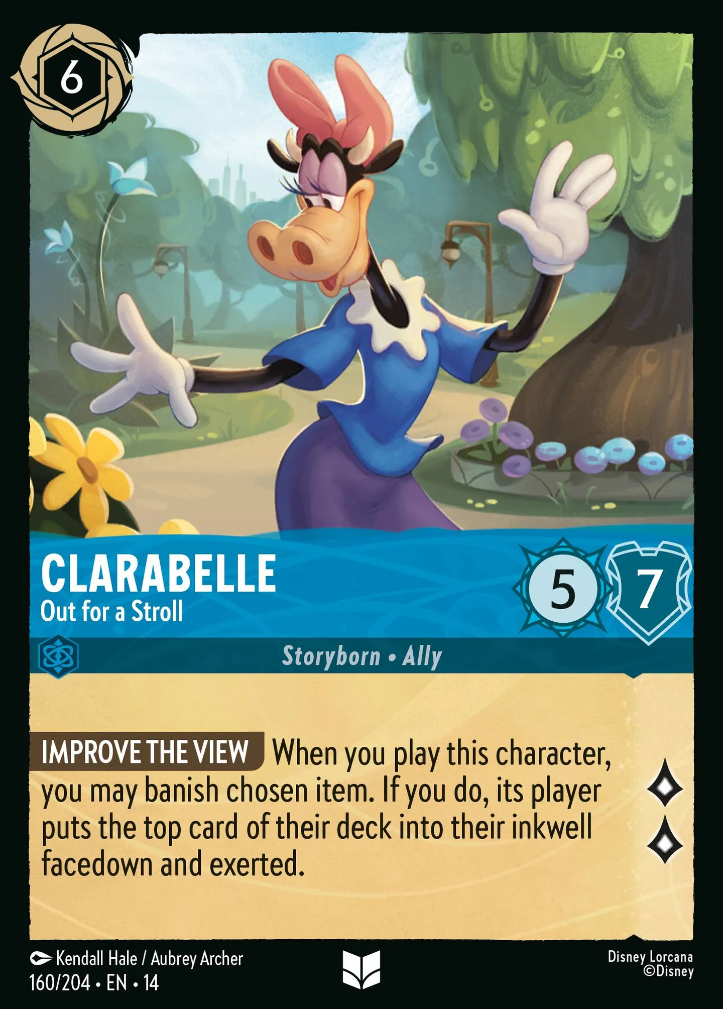 Clarabelle - Out for a Stroll — Hyperia City — Lorcana