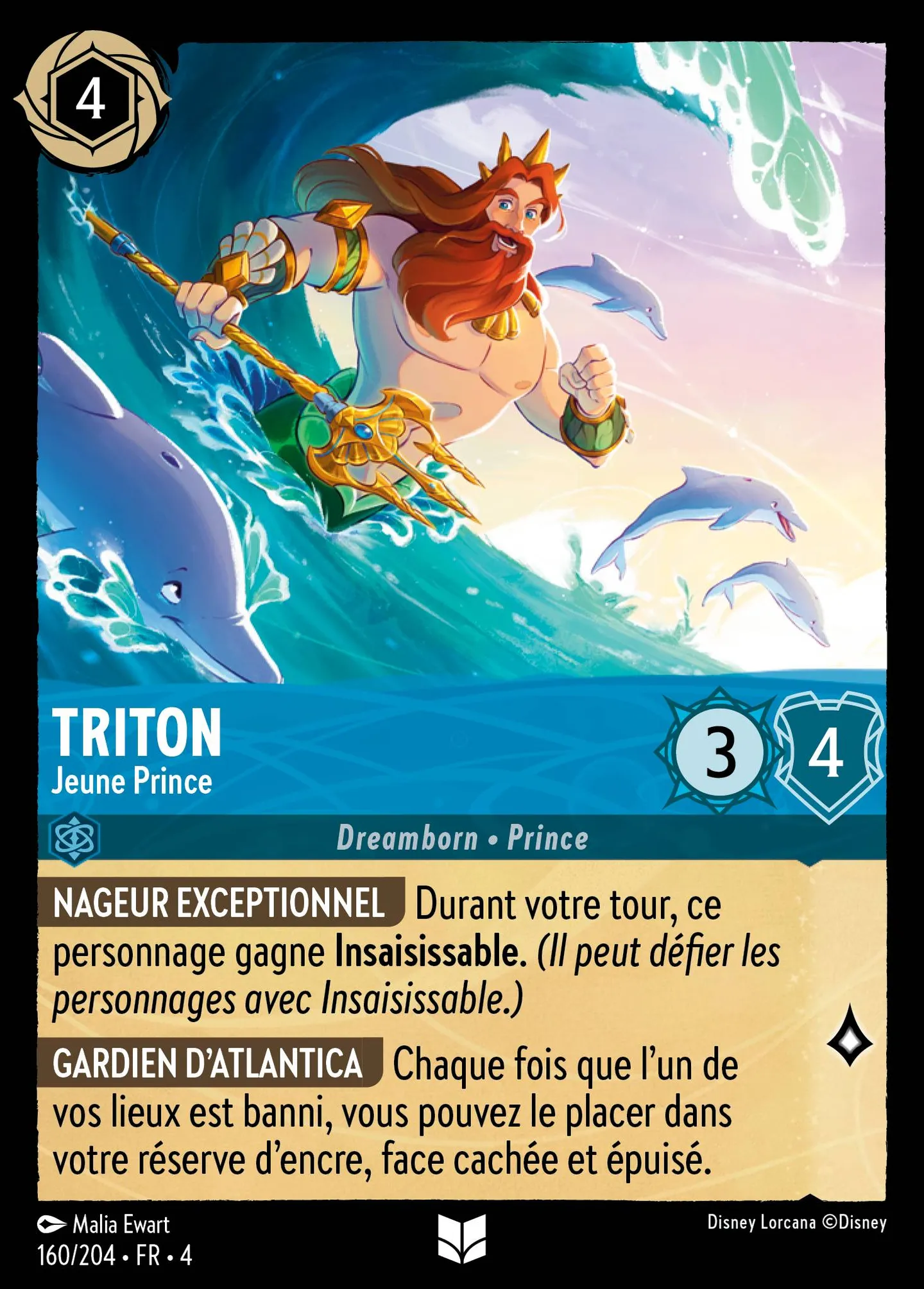 Triton - Jeune Prince — Ursula's Return — Lorcana