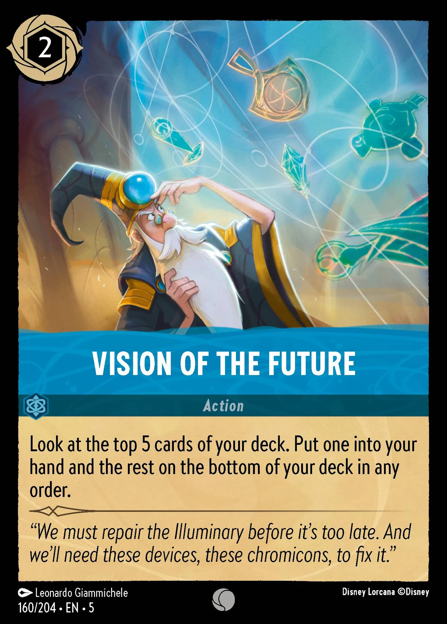 Vision of the Future — Shimmering Skies — Lorcana
