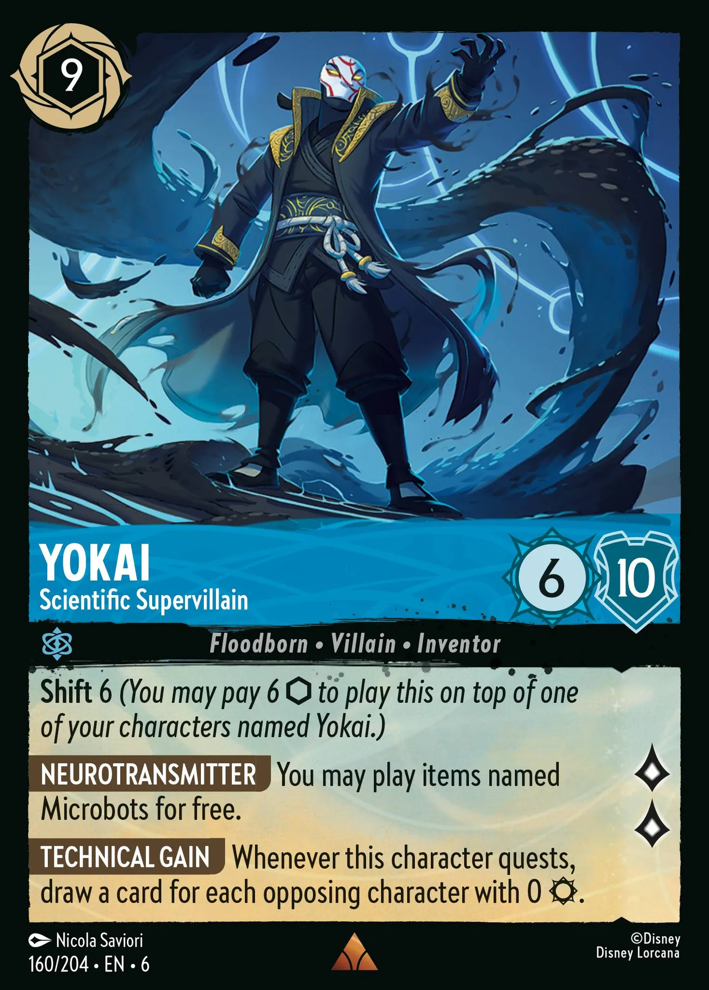 Yokai - Scientific Supervillain — Azurite Sea — Lorcana