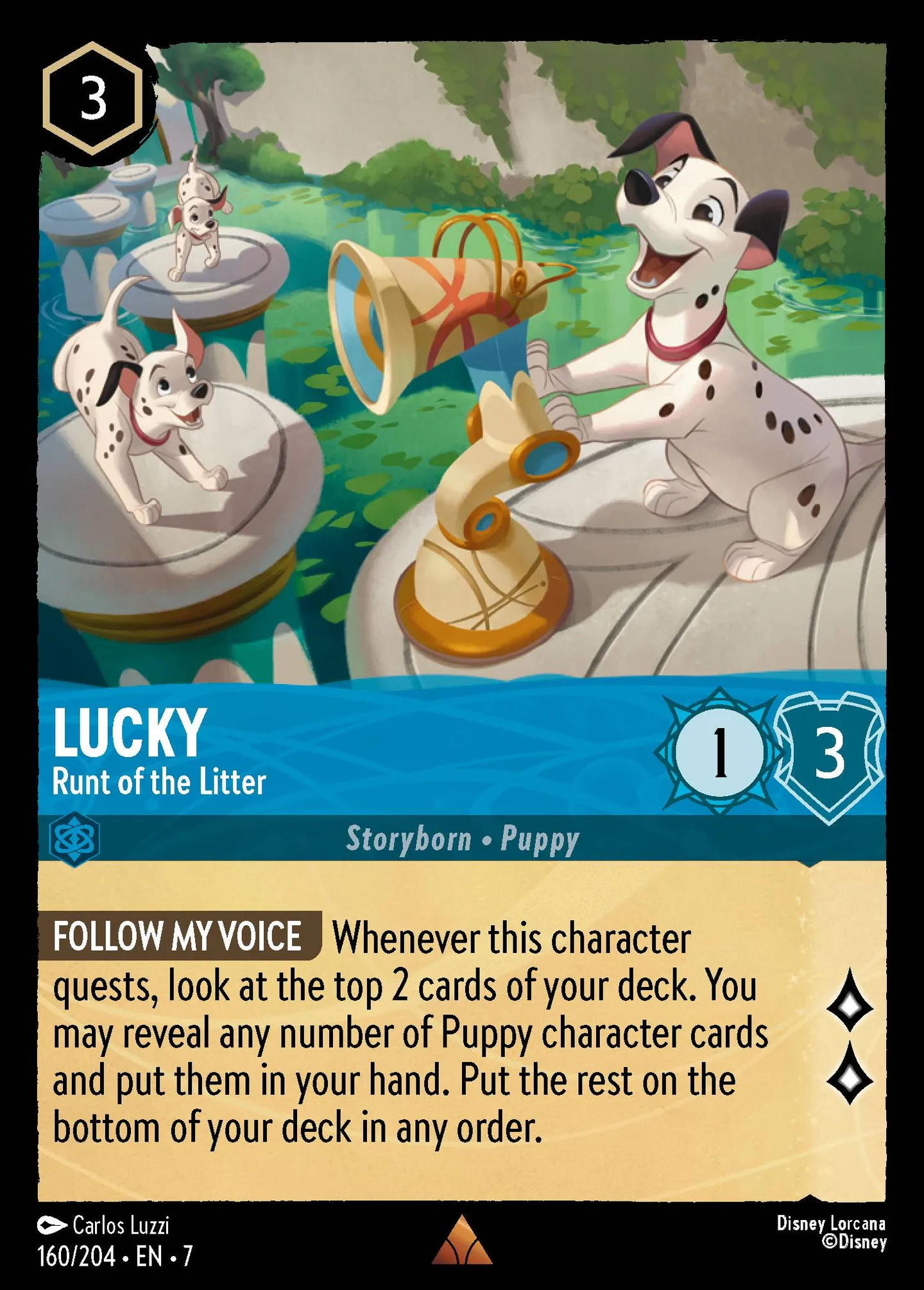 Lucky - Runt of the Litter — Archazia's Island — Lorcana