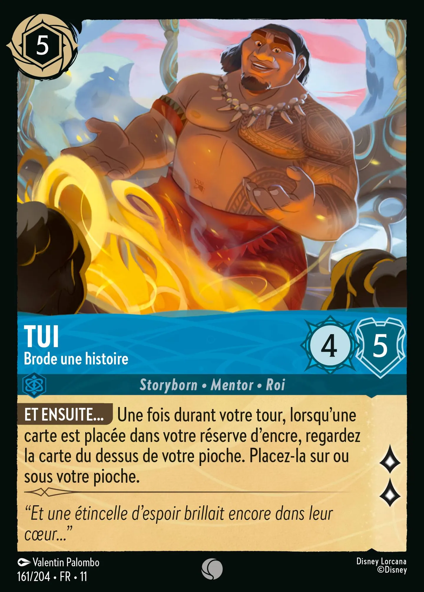 Tui - Brode une histoire — Winterspell — Lorcana